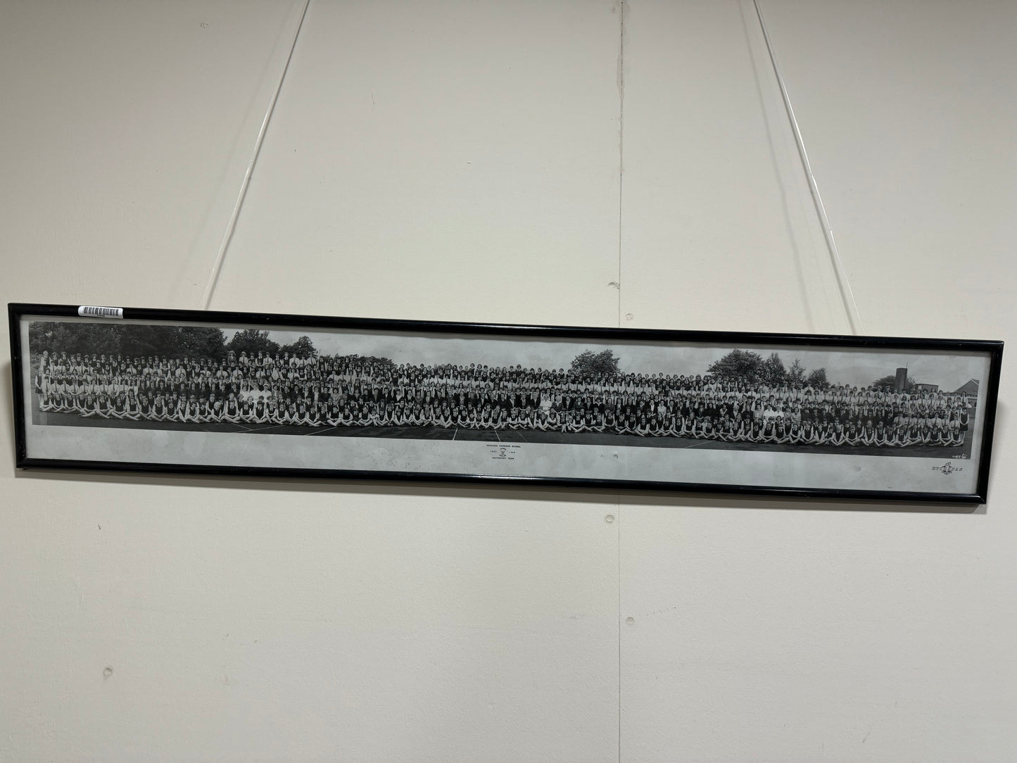 Black and white school picture