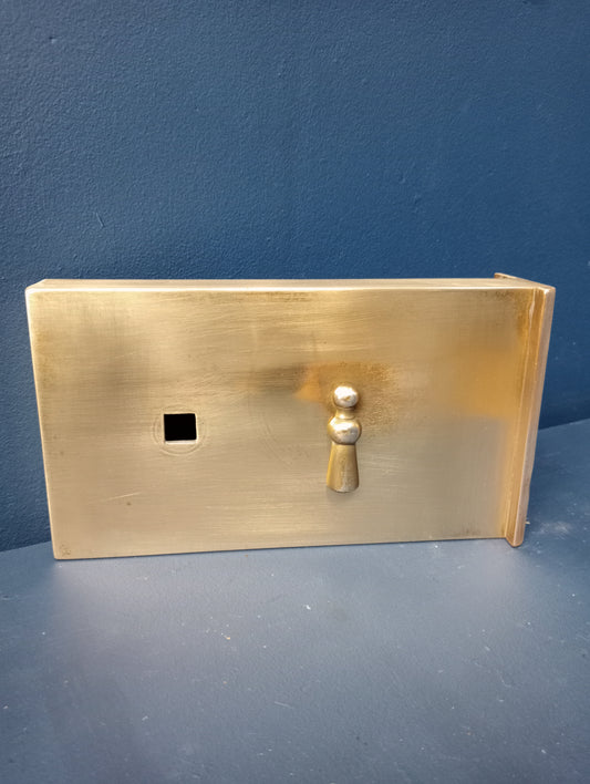 Brass door lock case