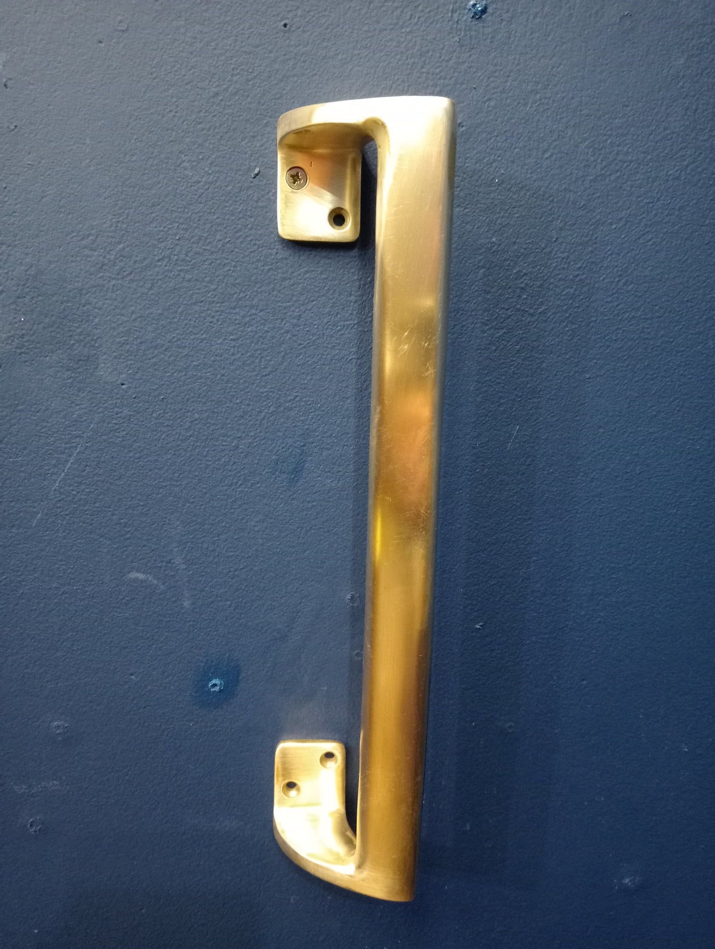 Brass door pull handle