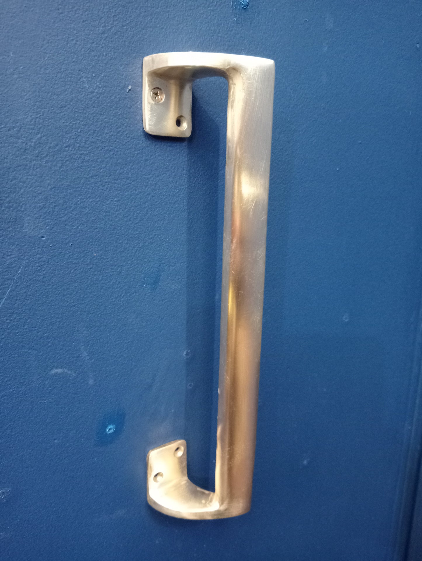 Brass door pull handle