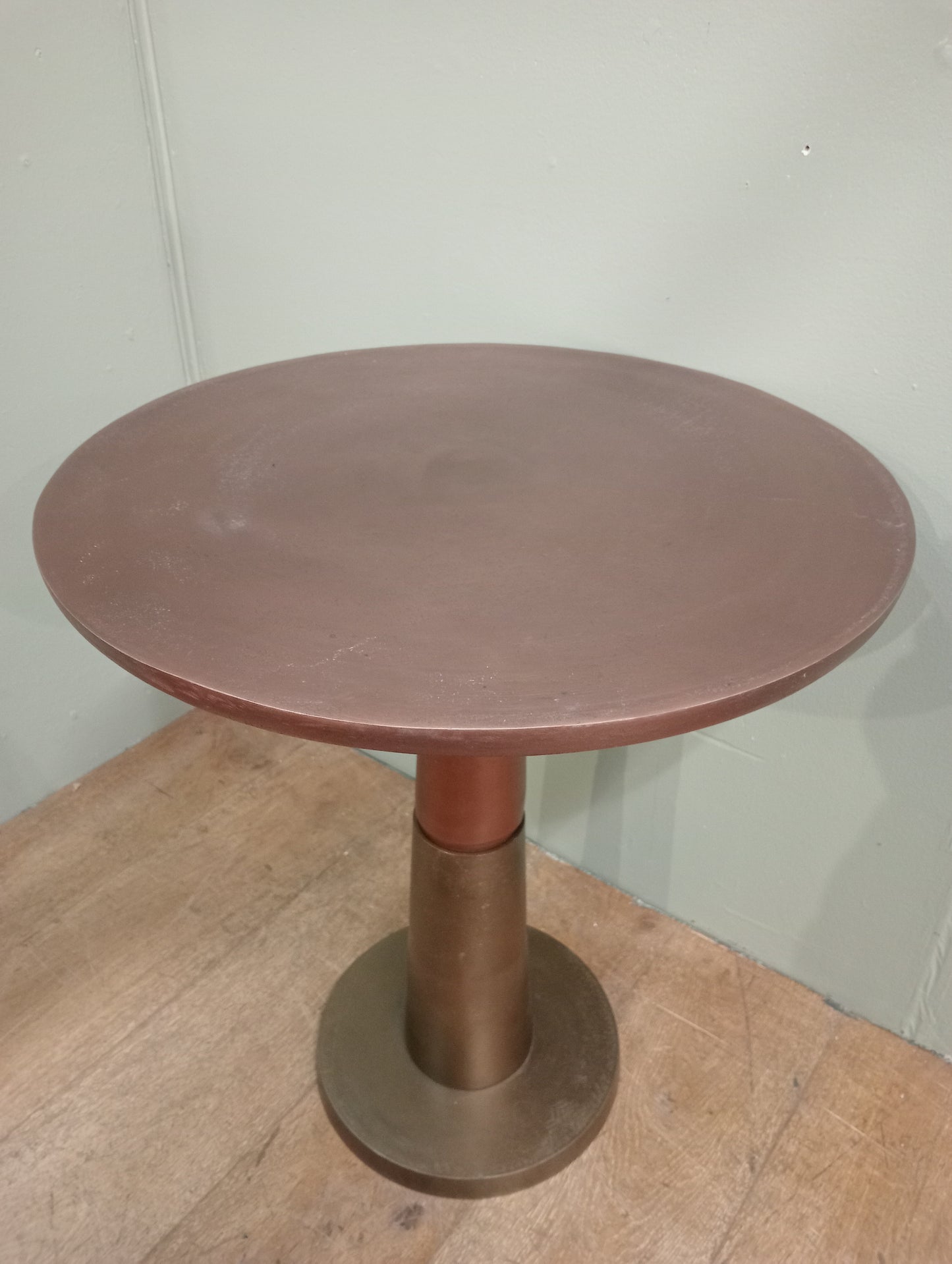 Bronzed 2 tone side table