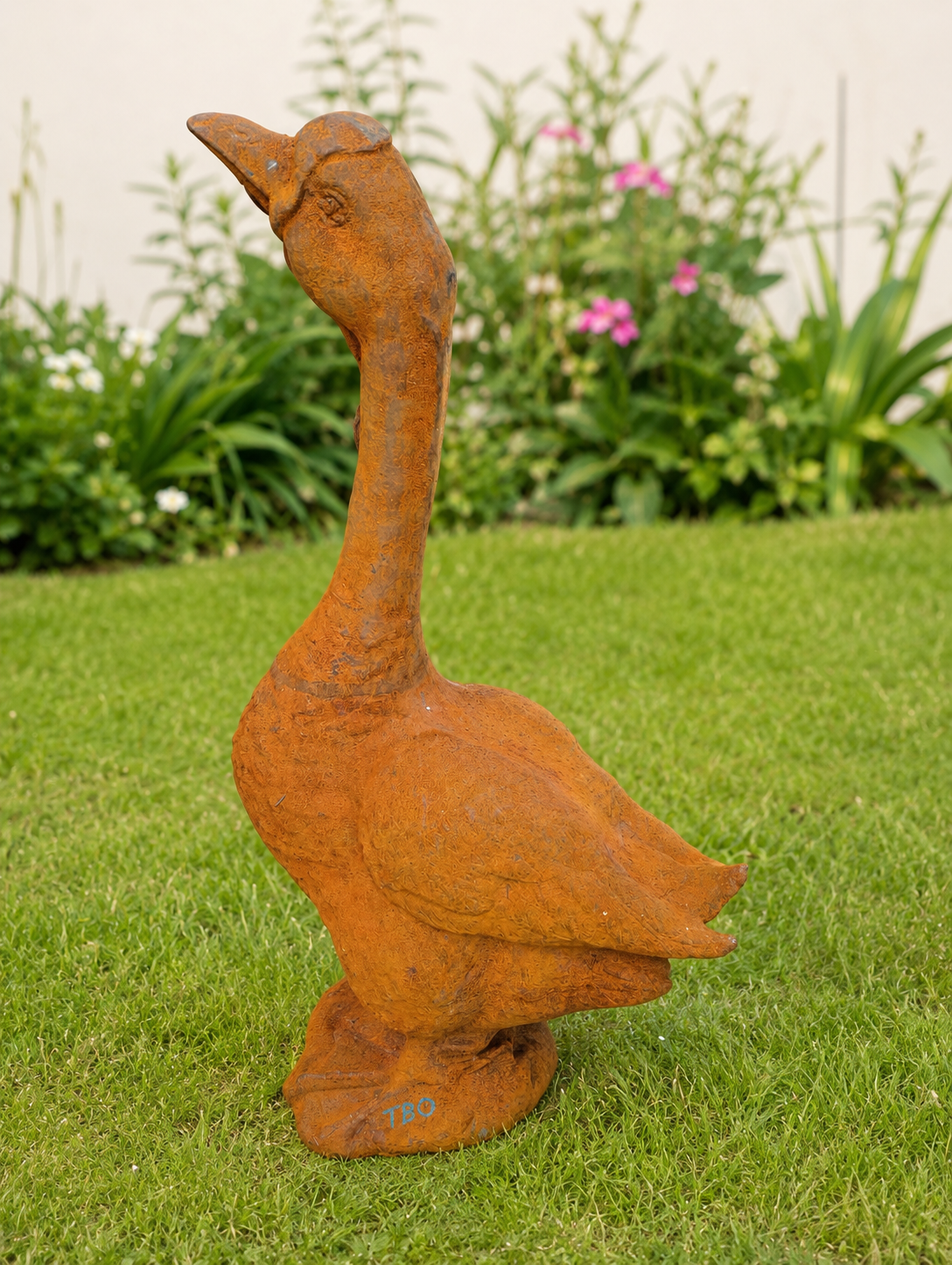 Cast iron mother goose