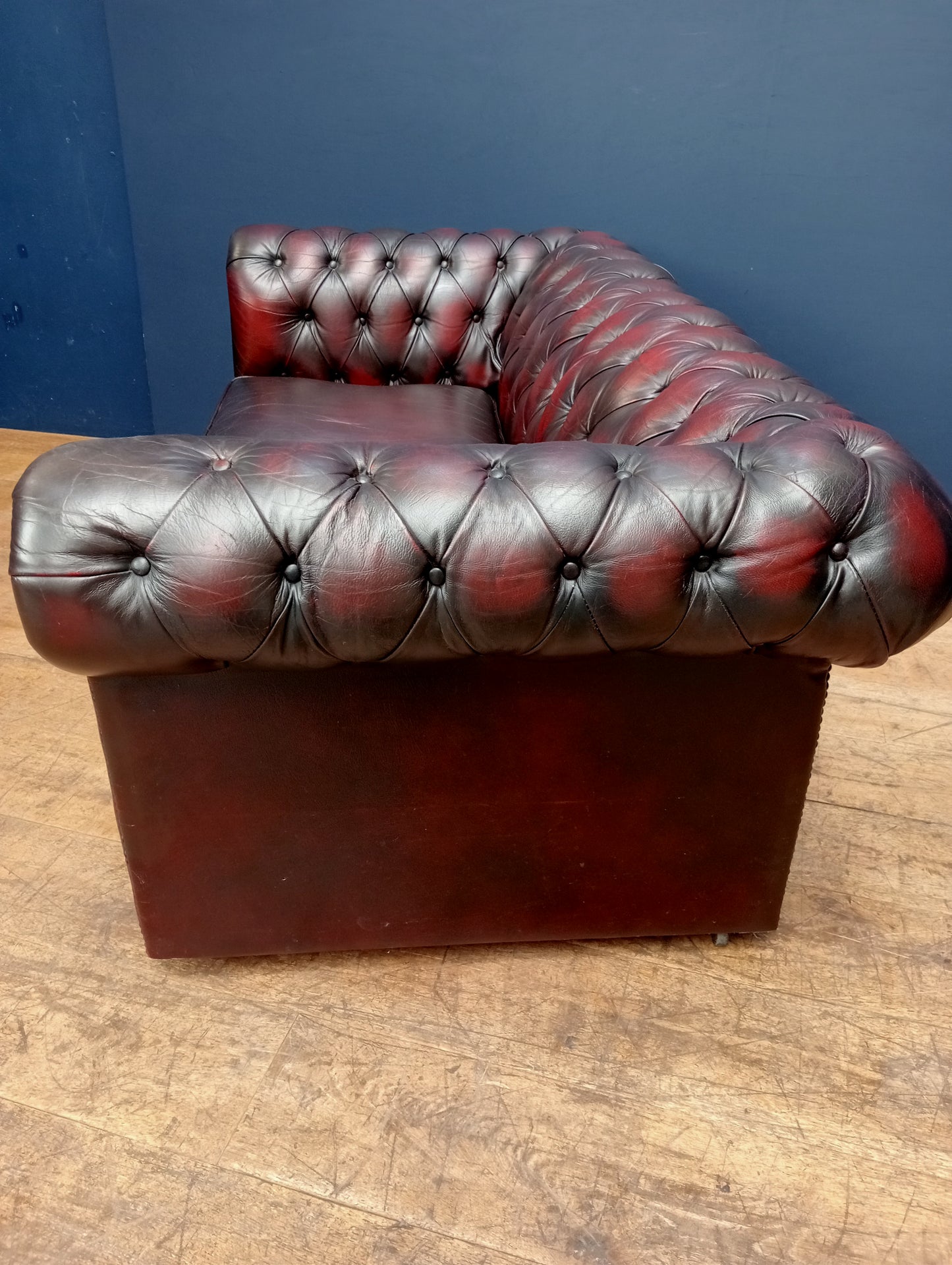 Deep button two seater Chesterfield