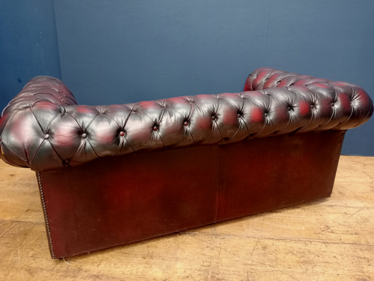 Deep button two seater Chesterfield