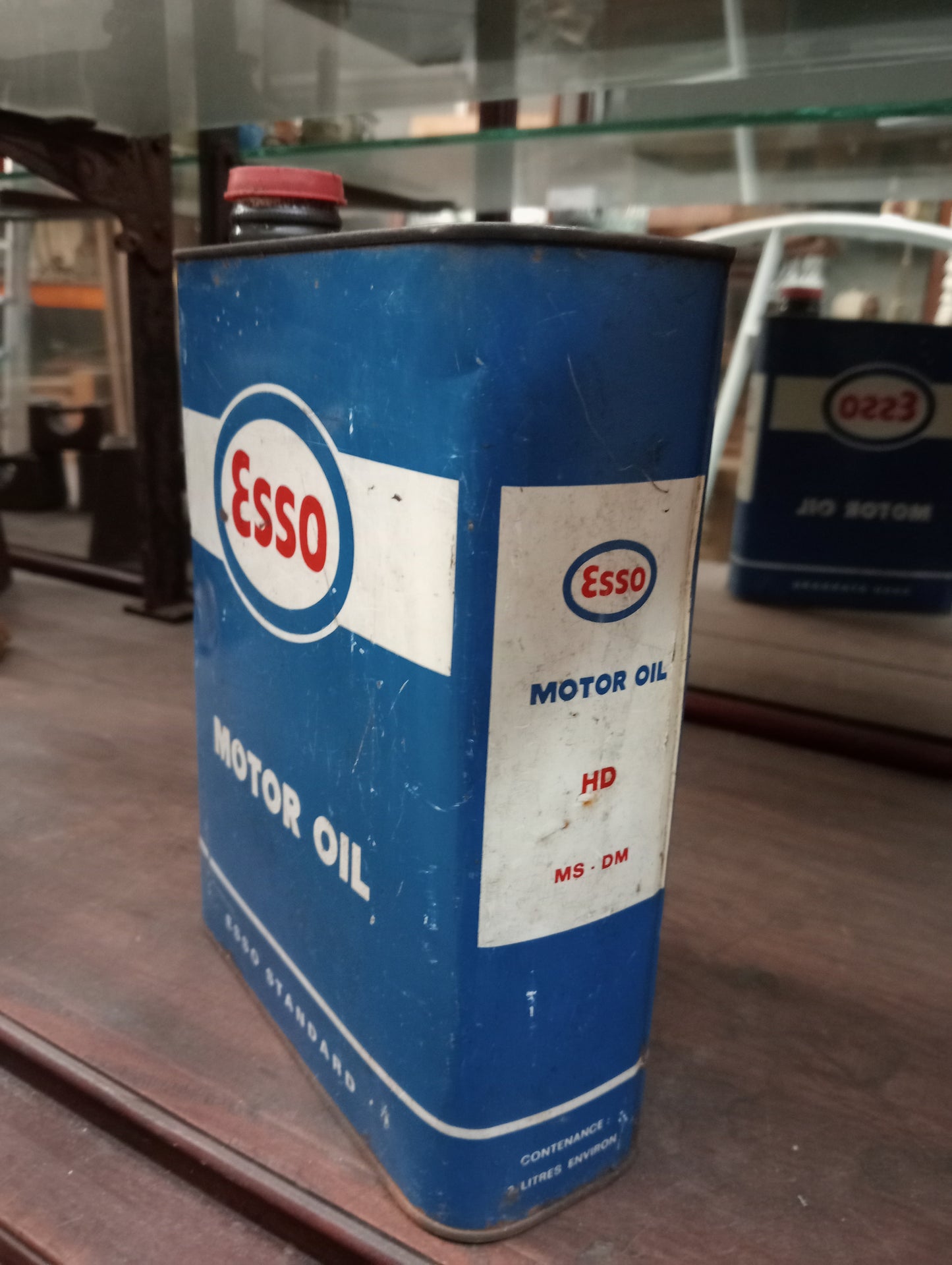 Esso Motor oil tin