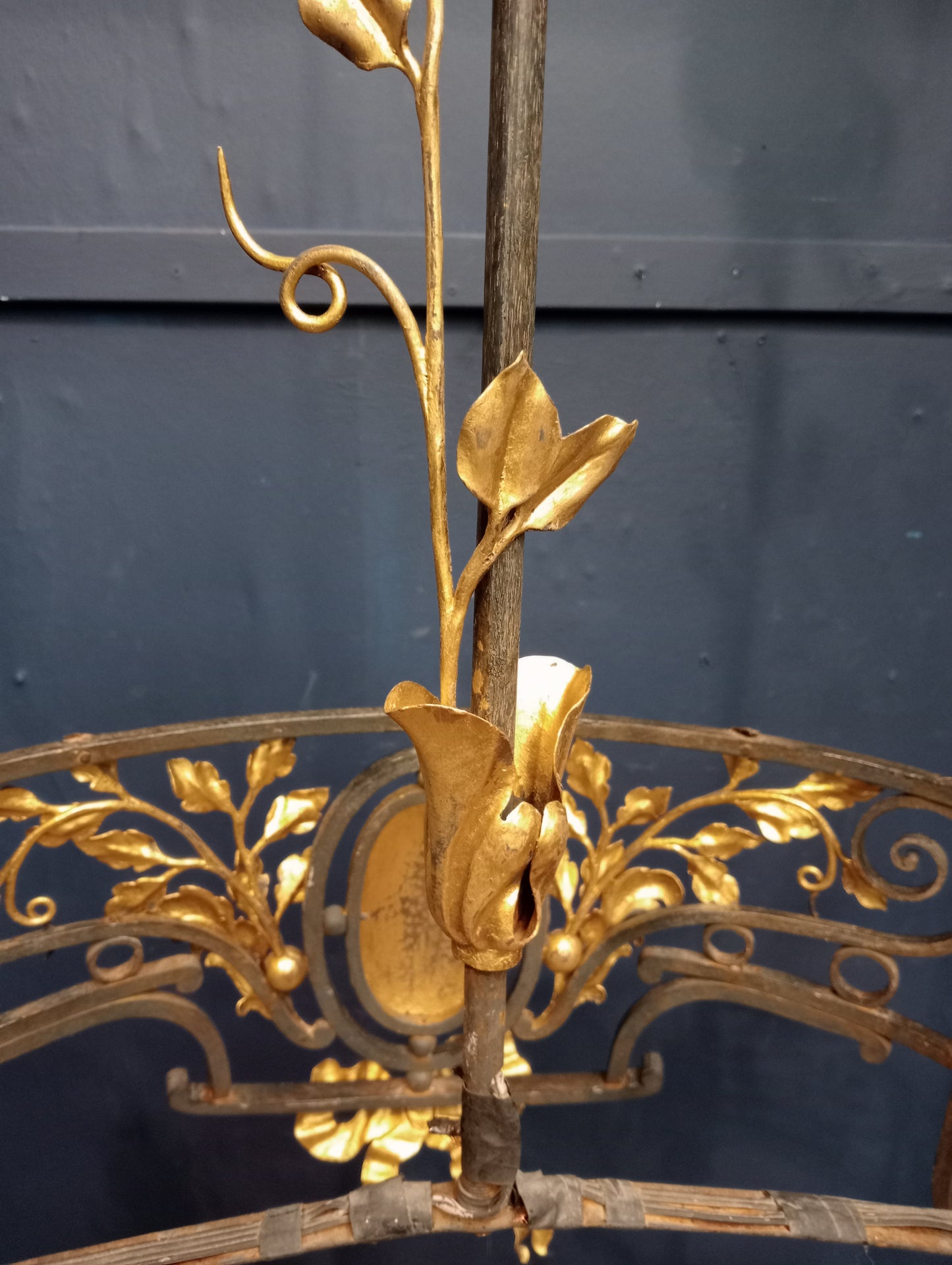 French guilted chandelier