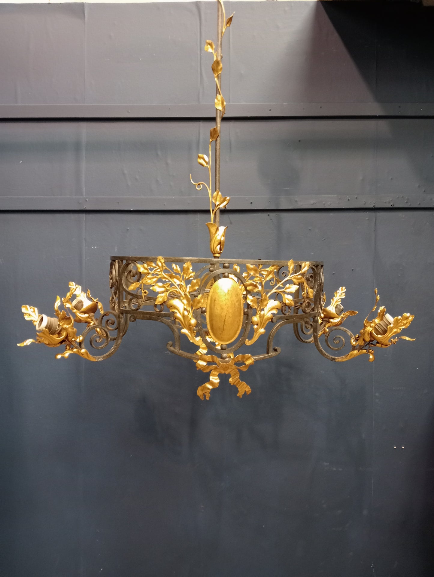 French guilted chandelier