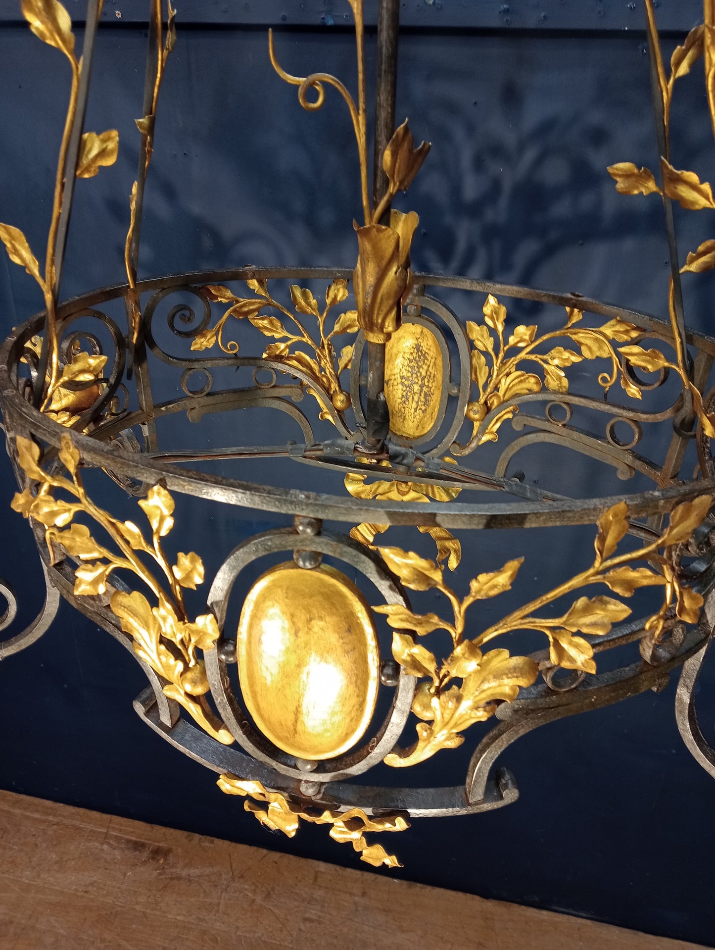 French guilted chandelier