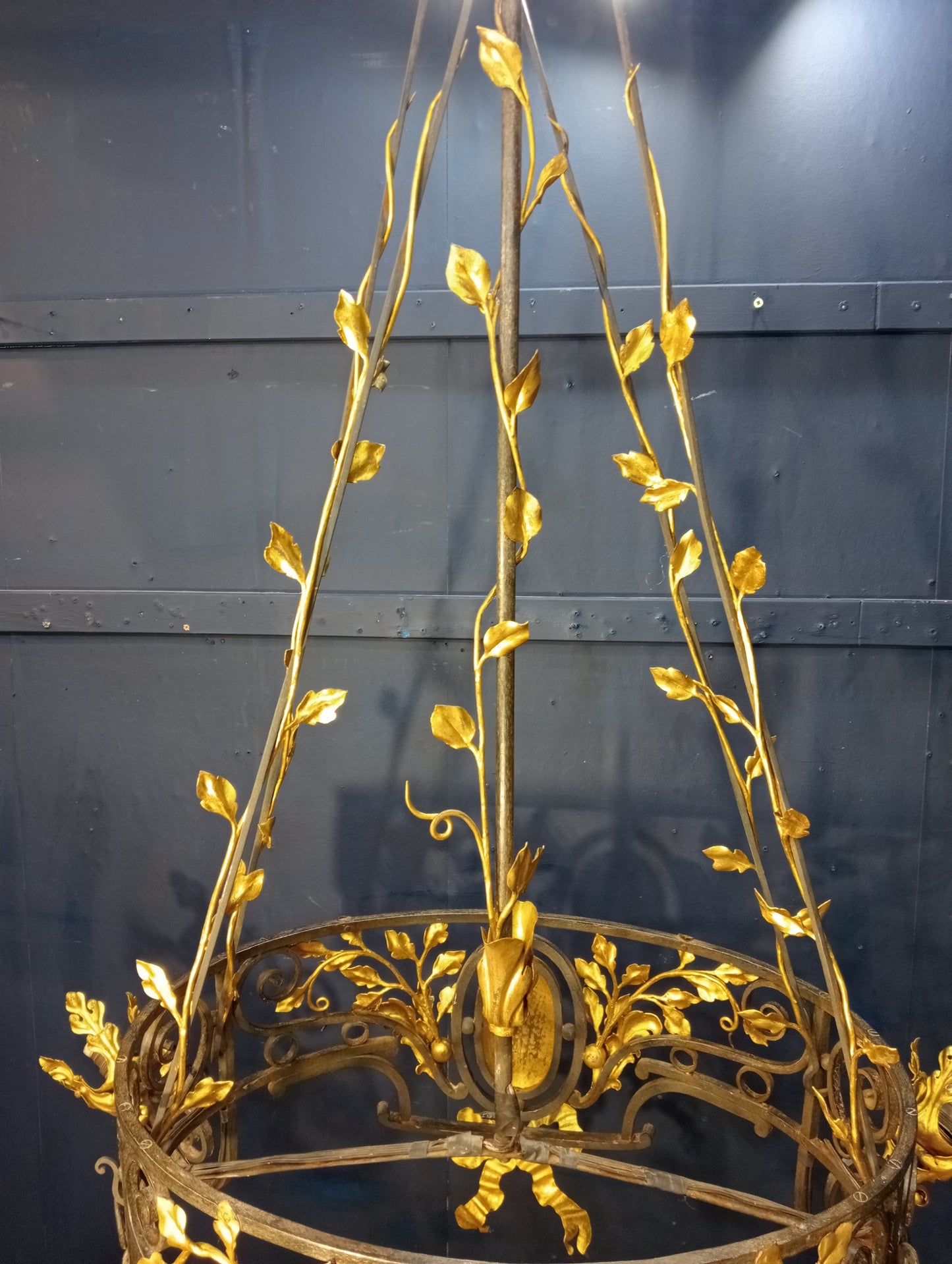 French guilted chandelier