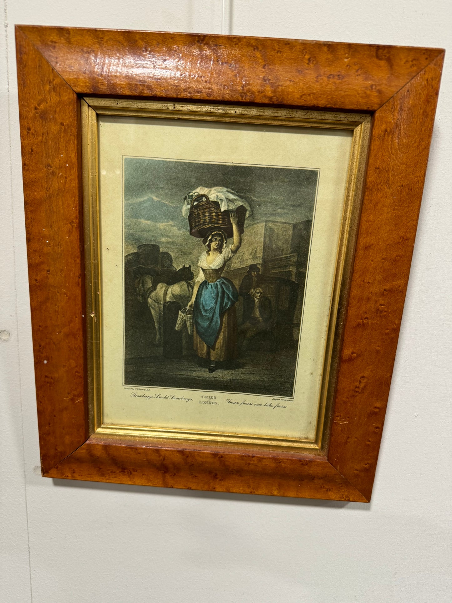 Lady with laundry print