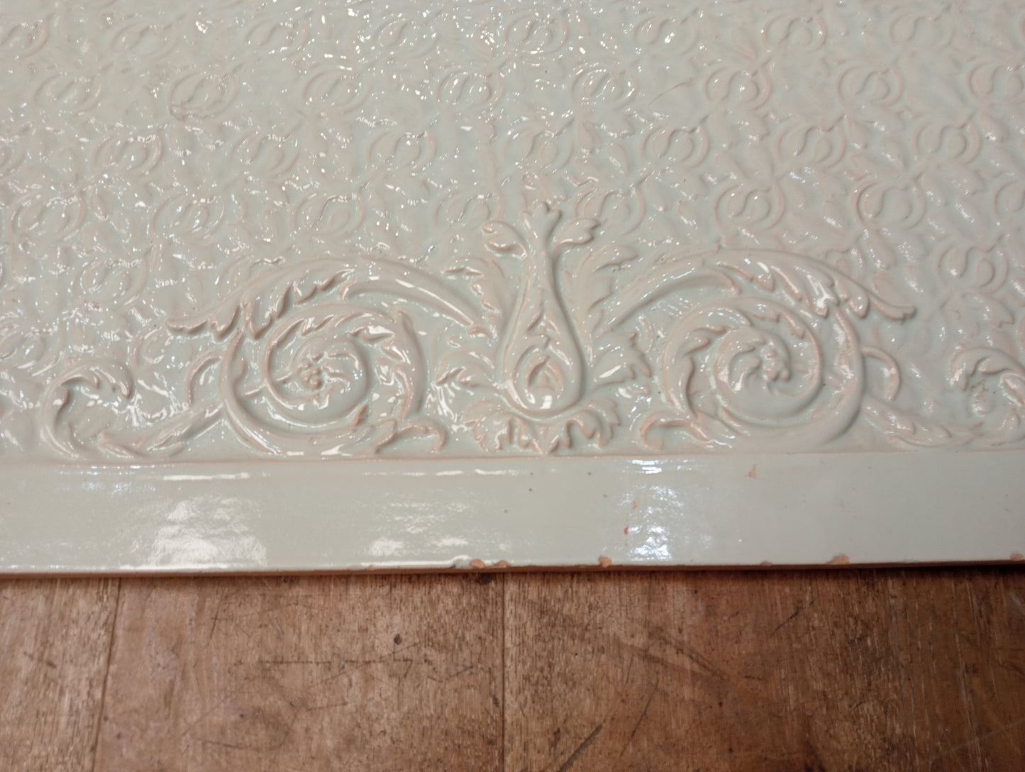 Lot of 3 glazed cermiac wall tiles