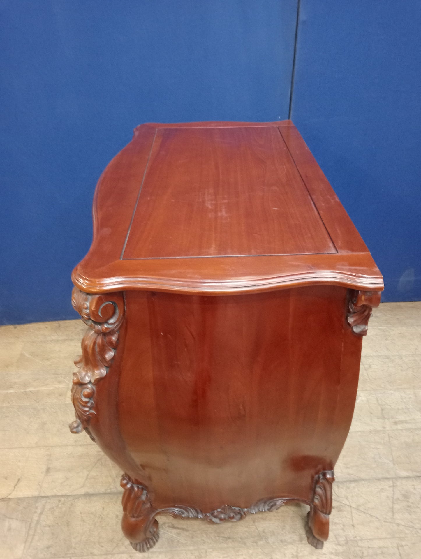 Mahogany Bombay 4 drawer chest
