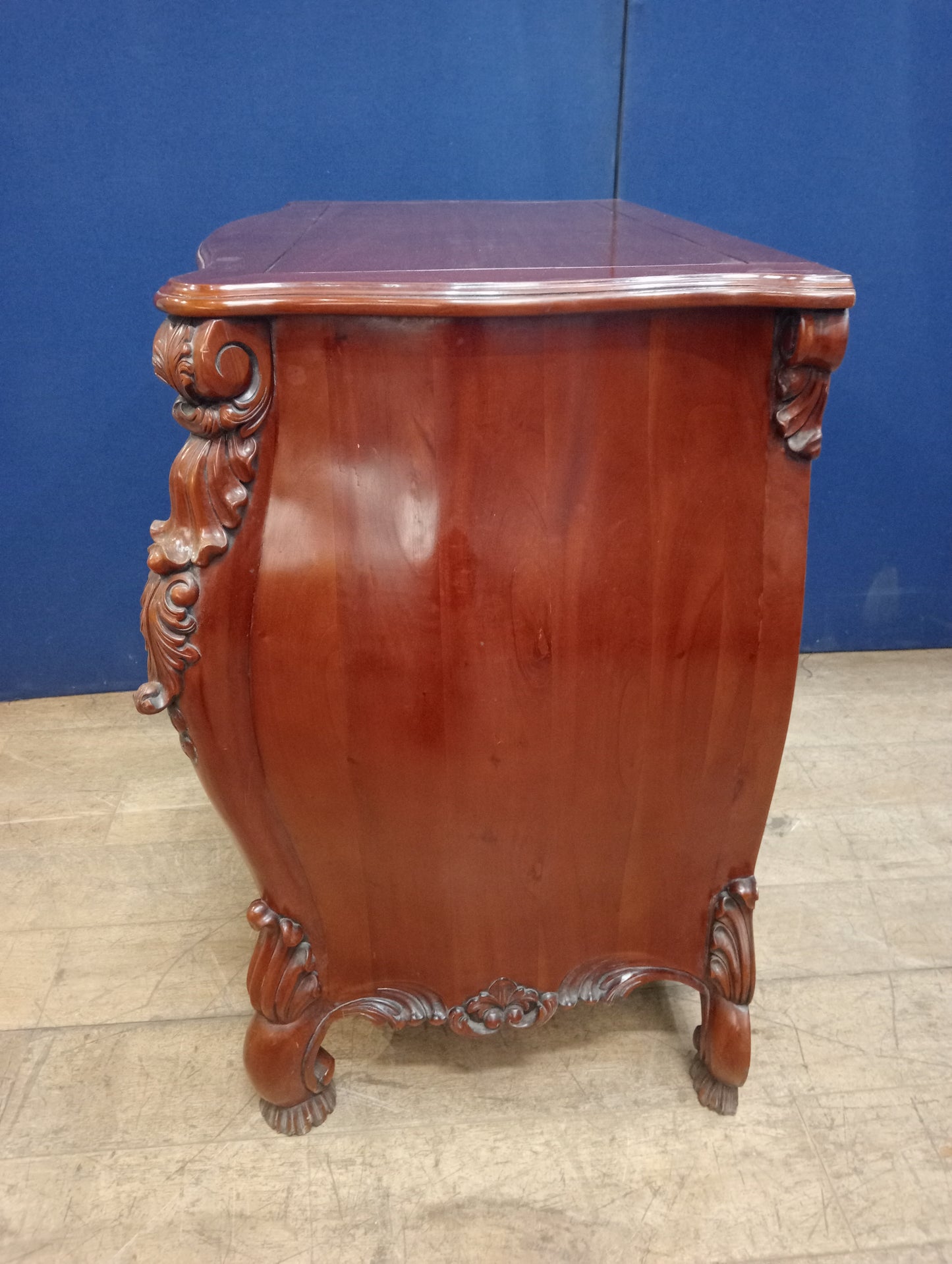 Mahogany Bombay 4 drawer chest