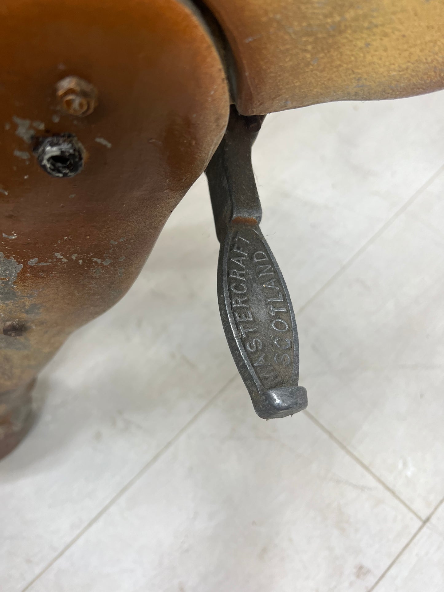 Metal horse wheeled Mastercraft Scotland children's toy