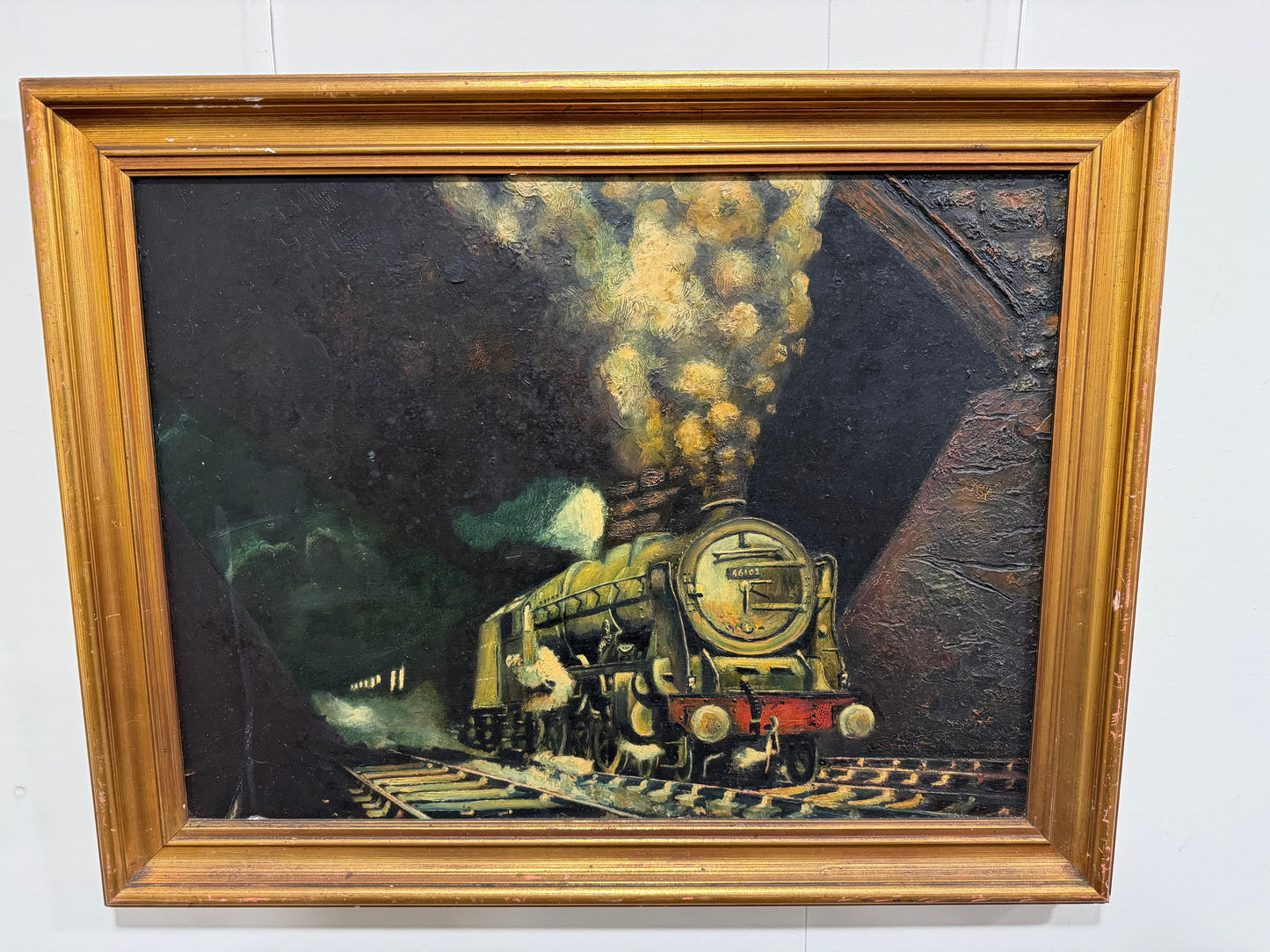 Oil on board train