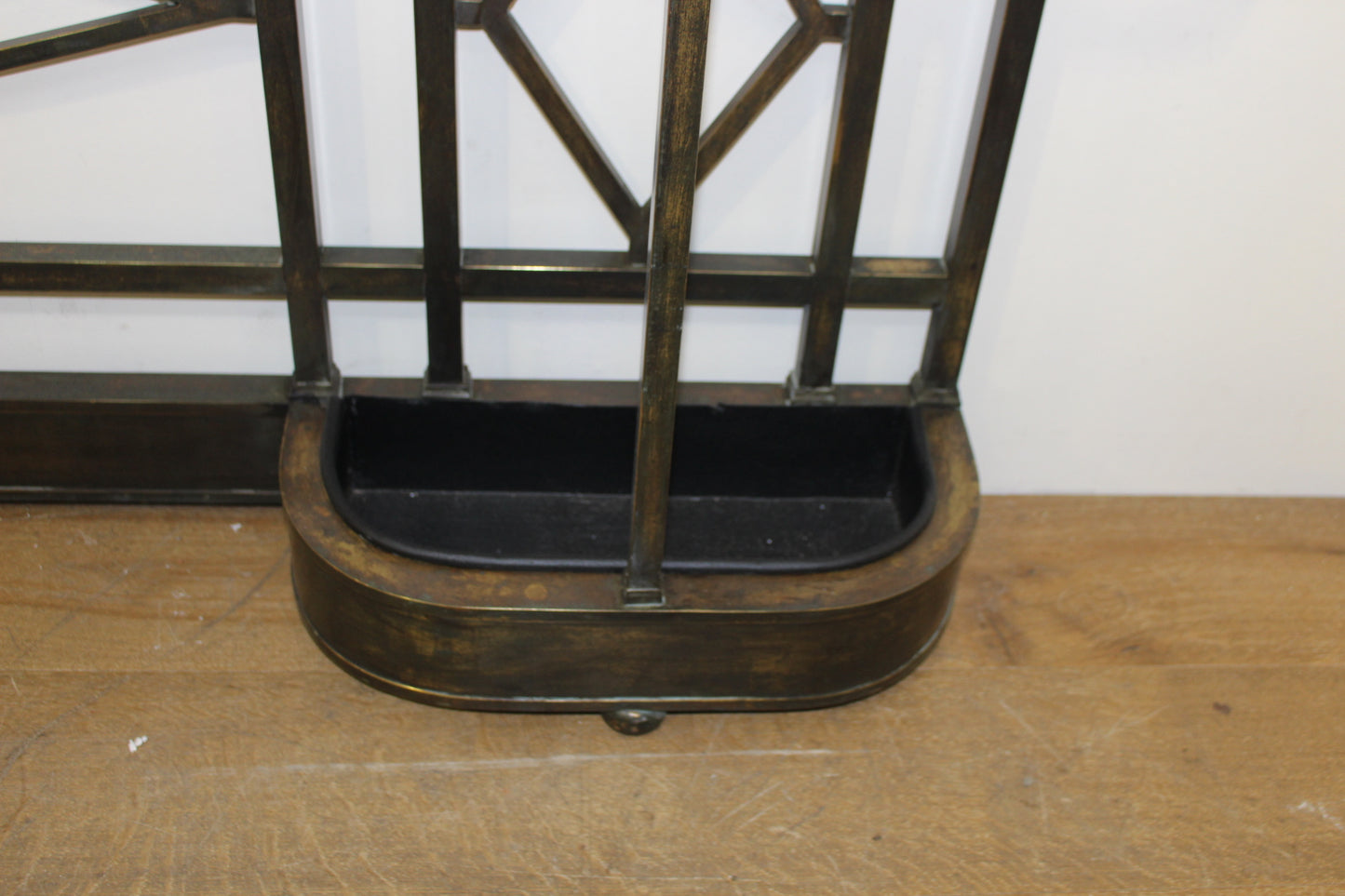 Bronze early 19th century coat and hat stand from a Dublin bank