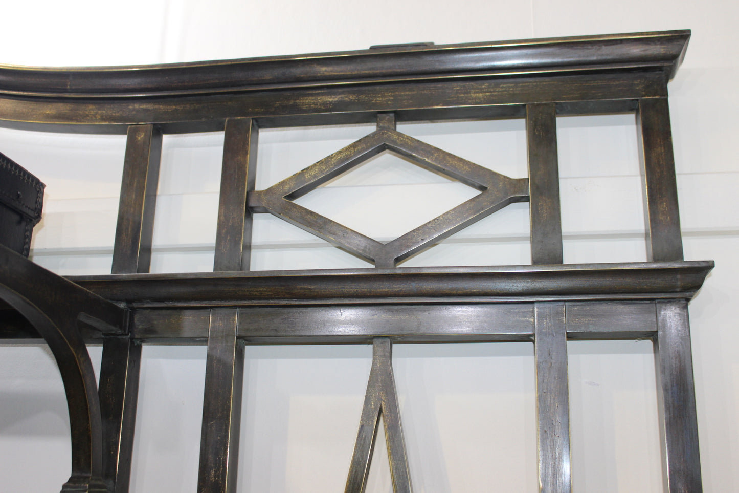 Bronze early 19th century coat and hat stand from a Dublin bank