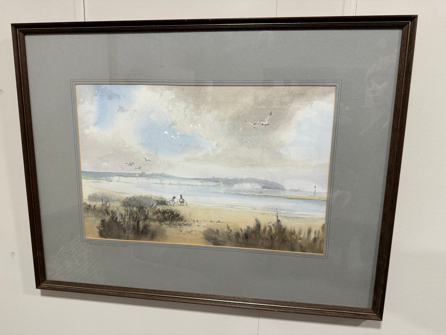 Pegwell bay watercolour