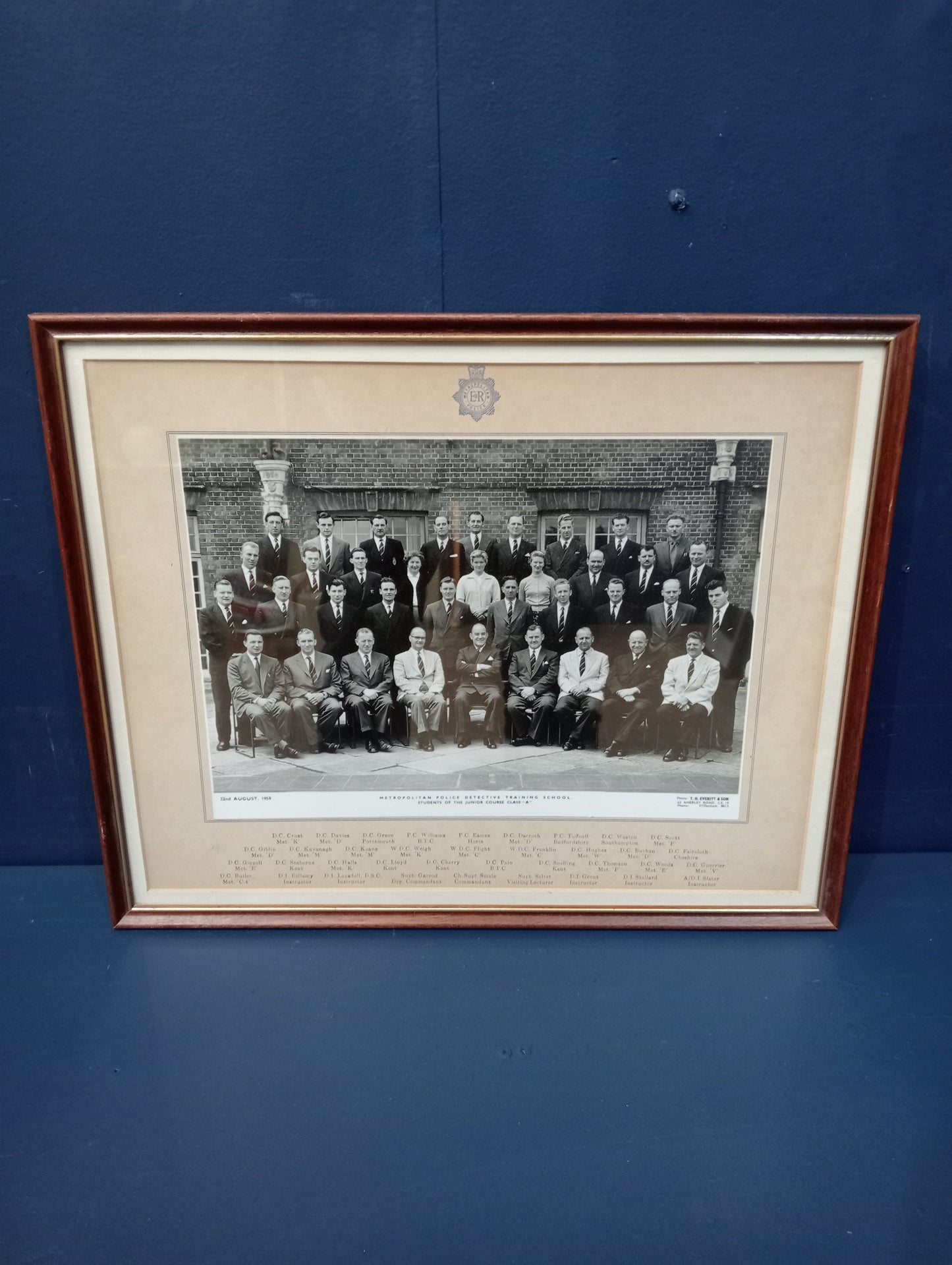 Police training photo 1959