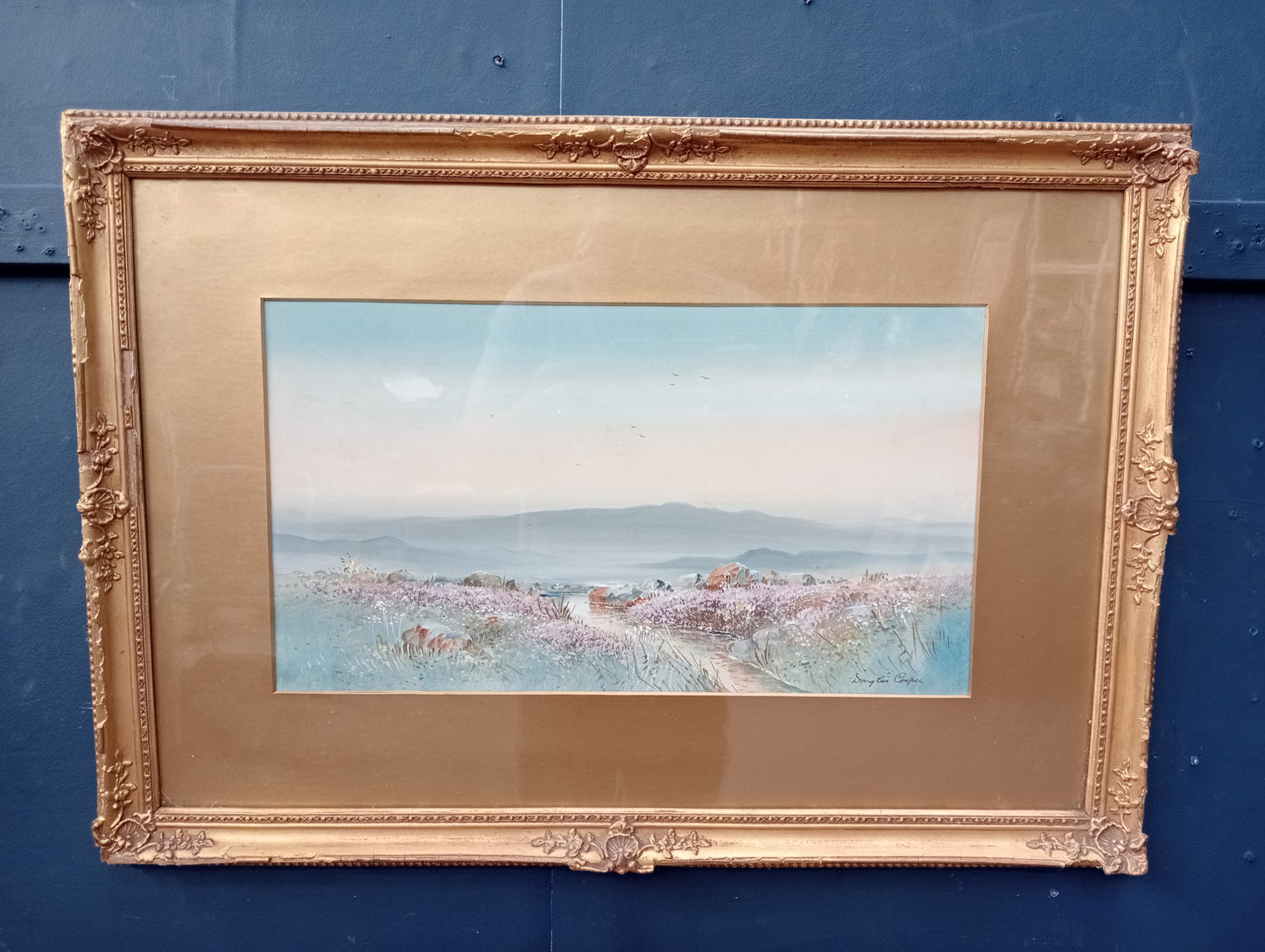 River scene water colour