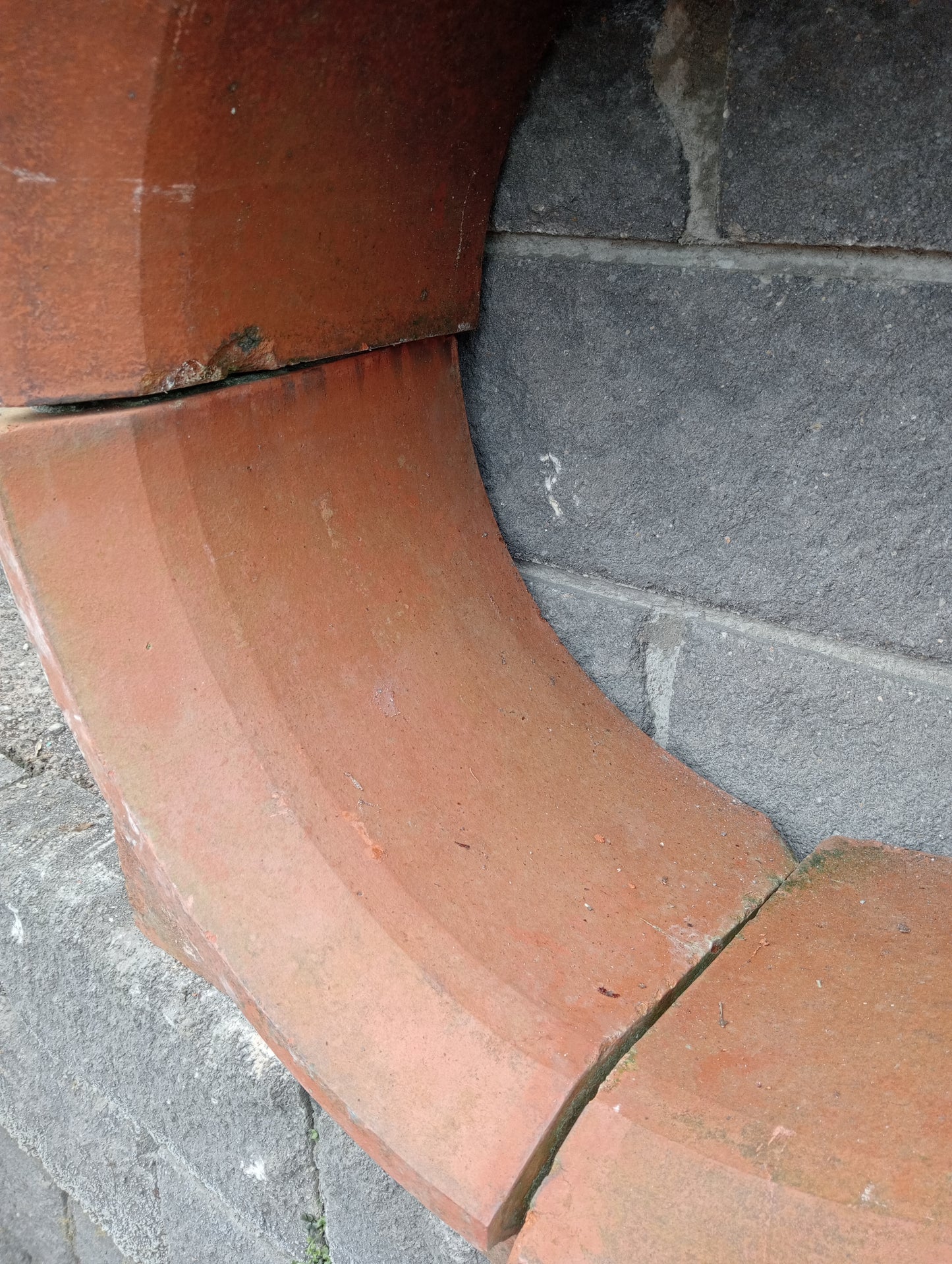 Terracotta circular surround