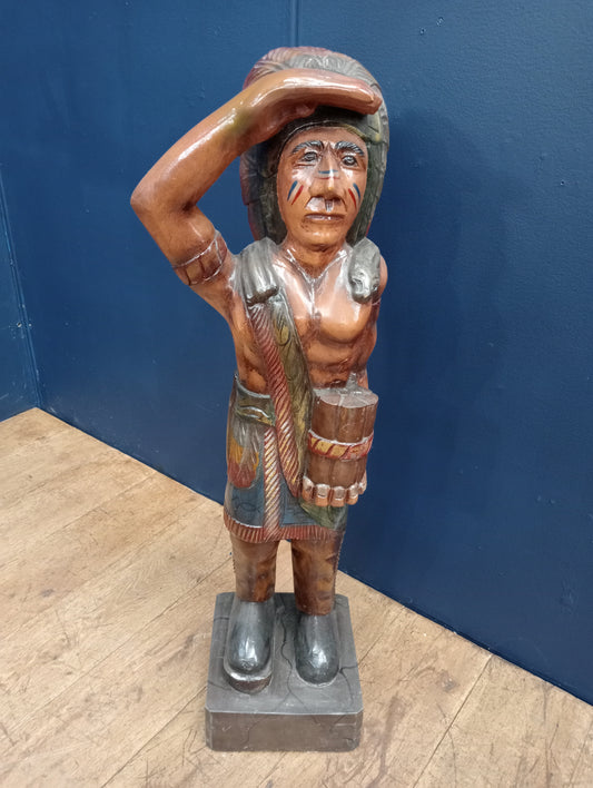 Wooden tobacco Indian