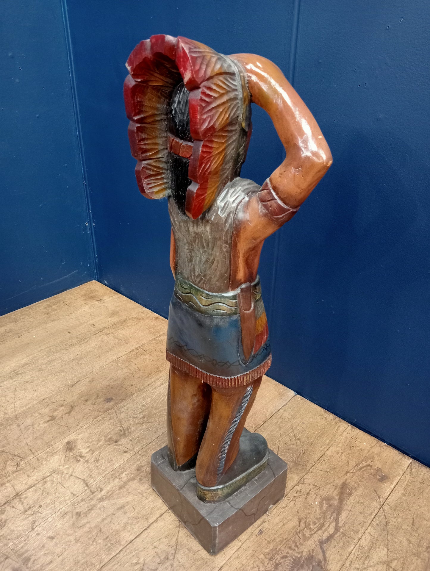 Wooden tobacco Indian