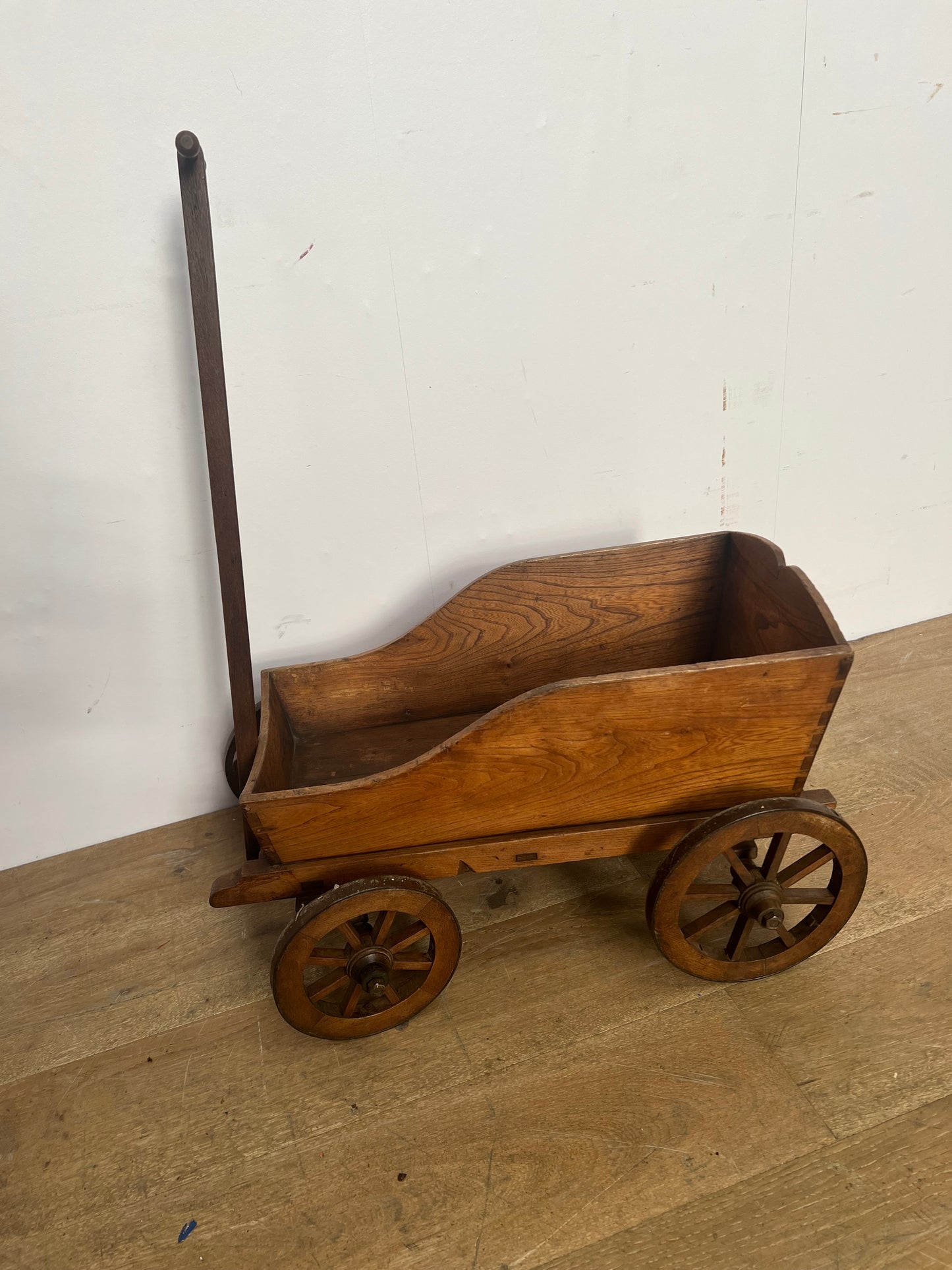 Wooden toy wagon