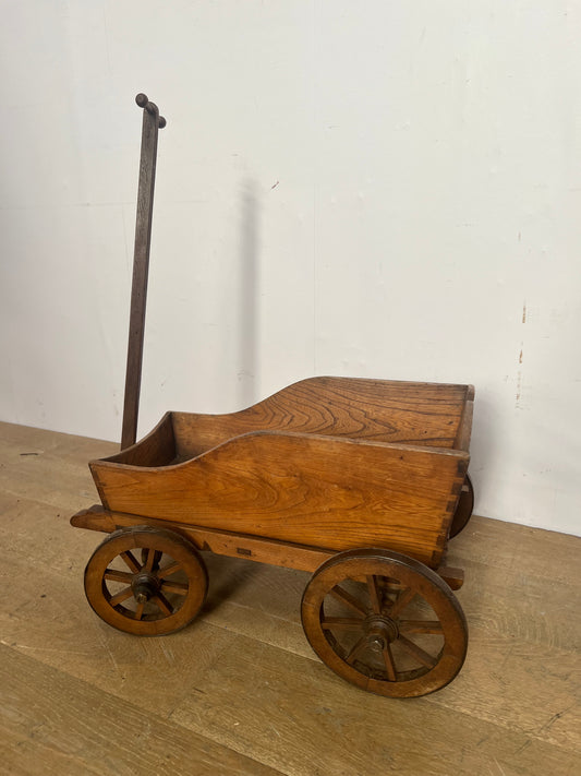 Wooden toy wagon