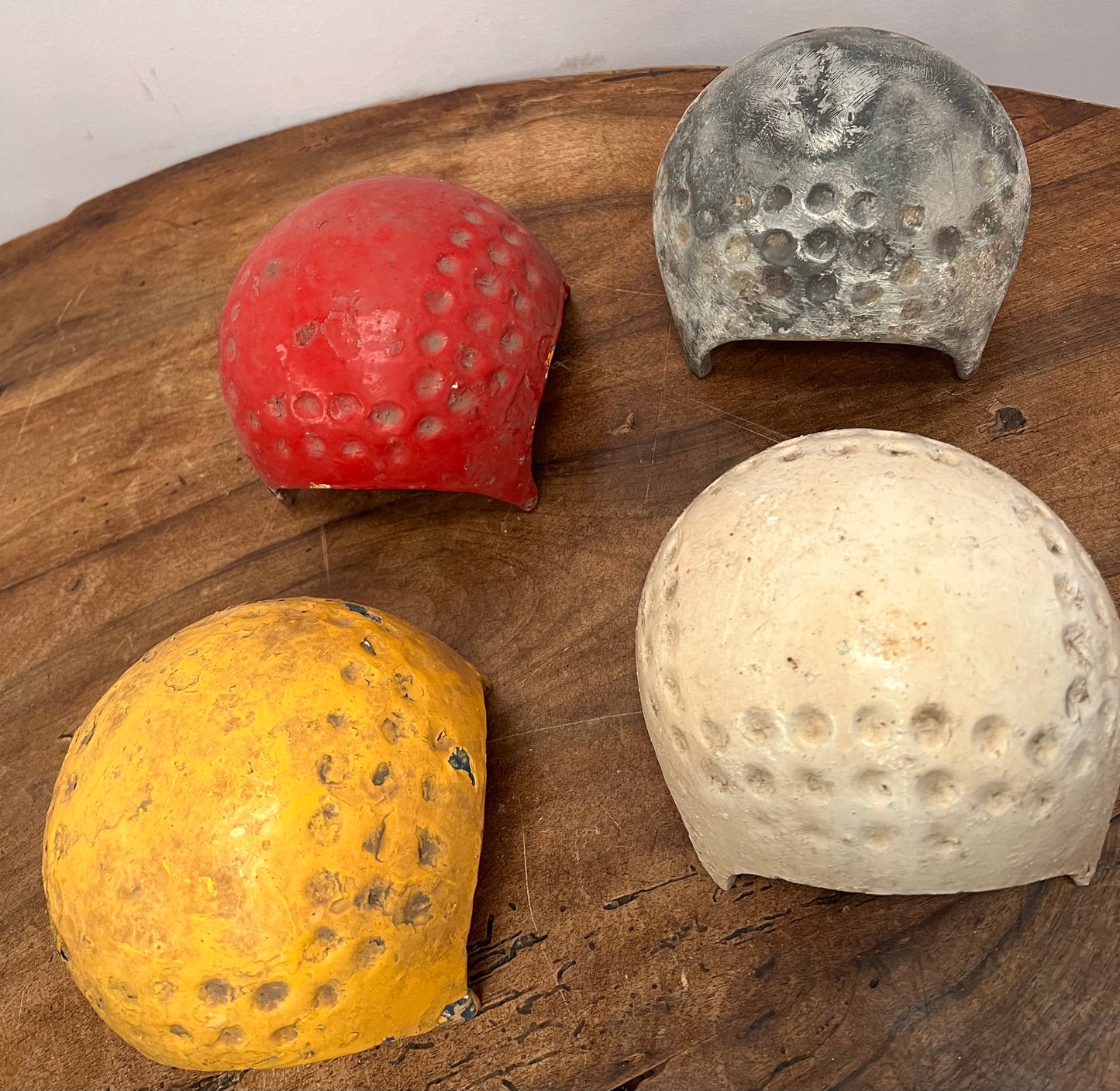 set of four Retro golf marking Tees
