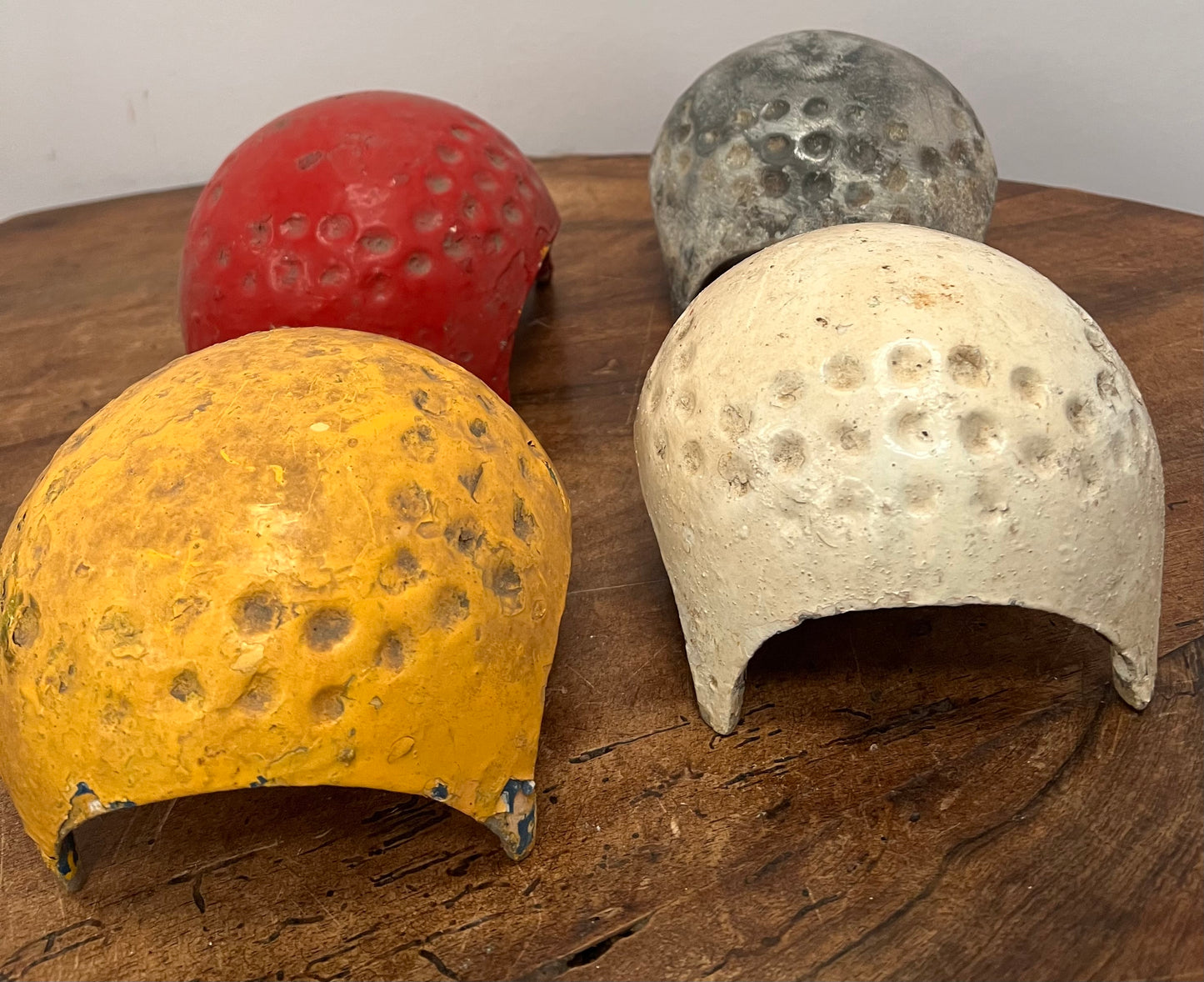 set of four Retro golf marking Tees