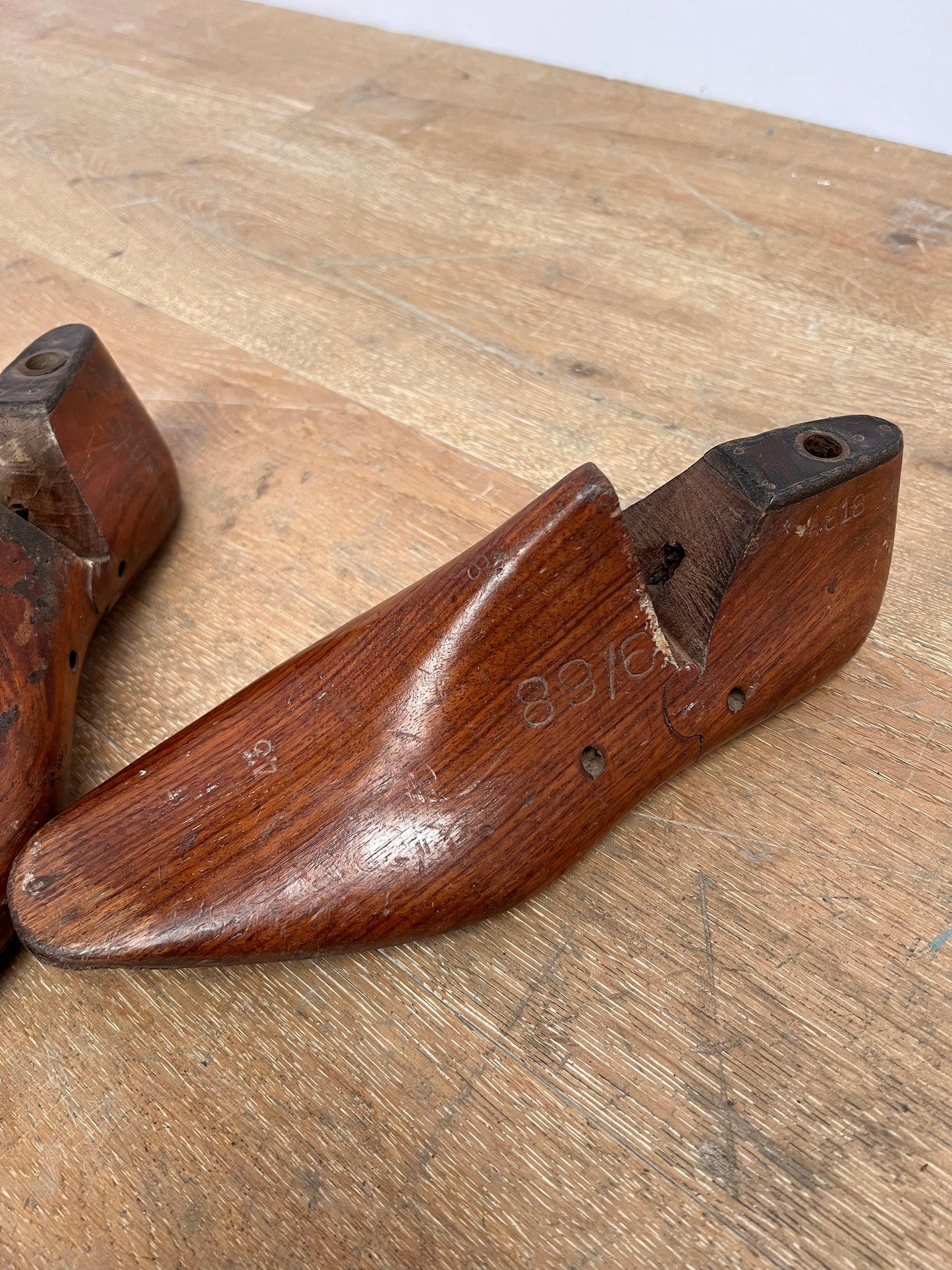 19th century wooden shoe lasts