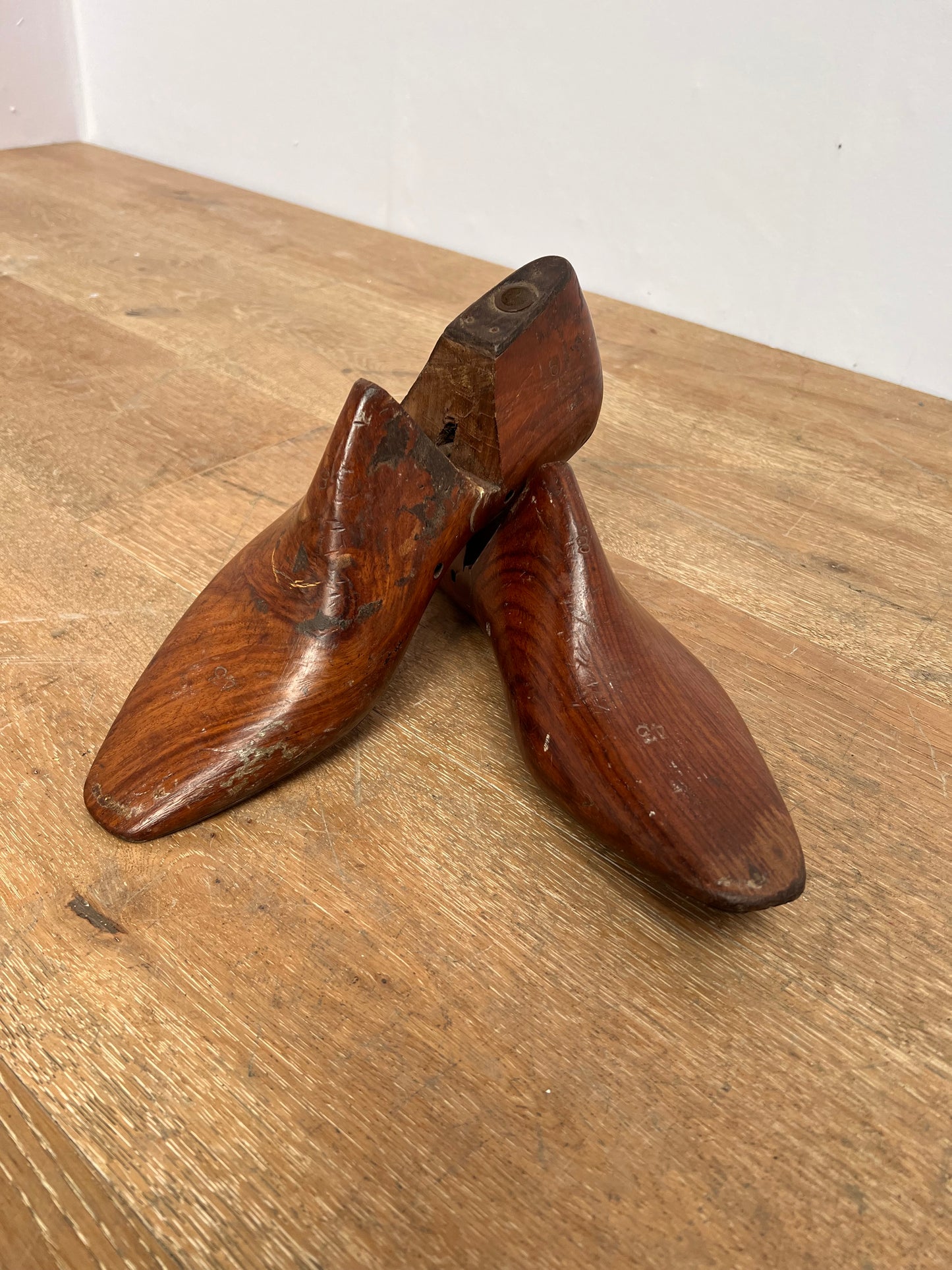 19th century wooden shoe lasts