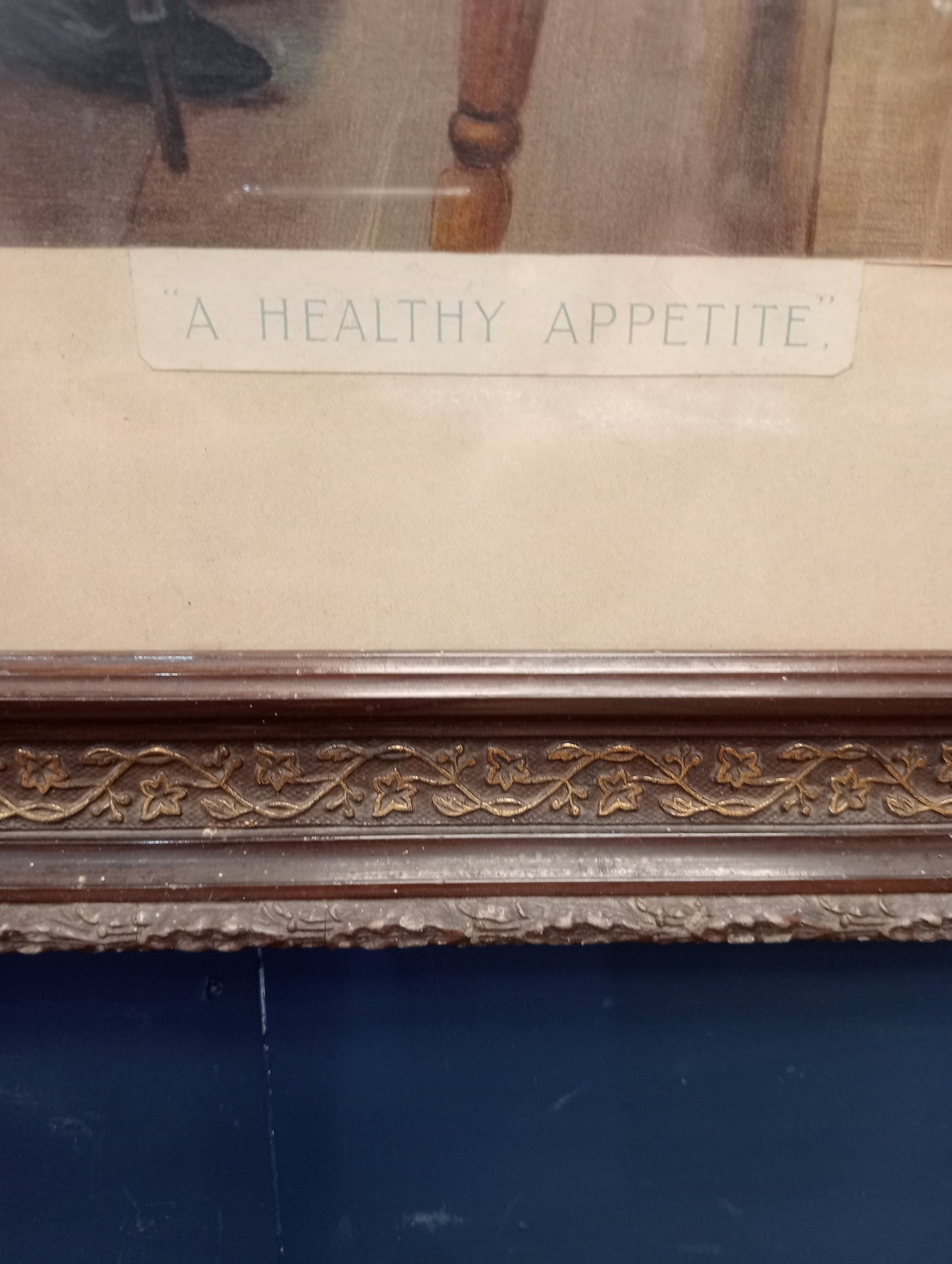 A healthy appetite by pears print