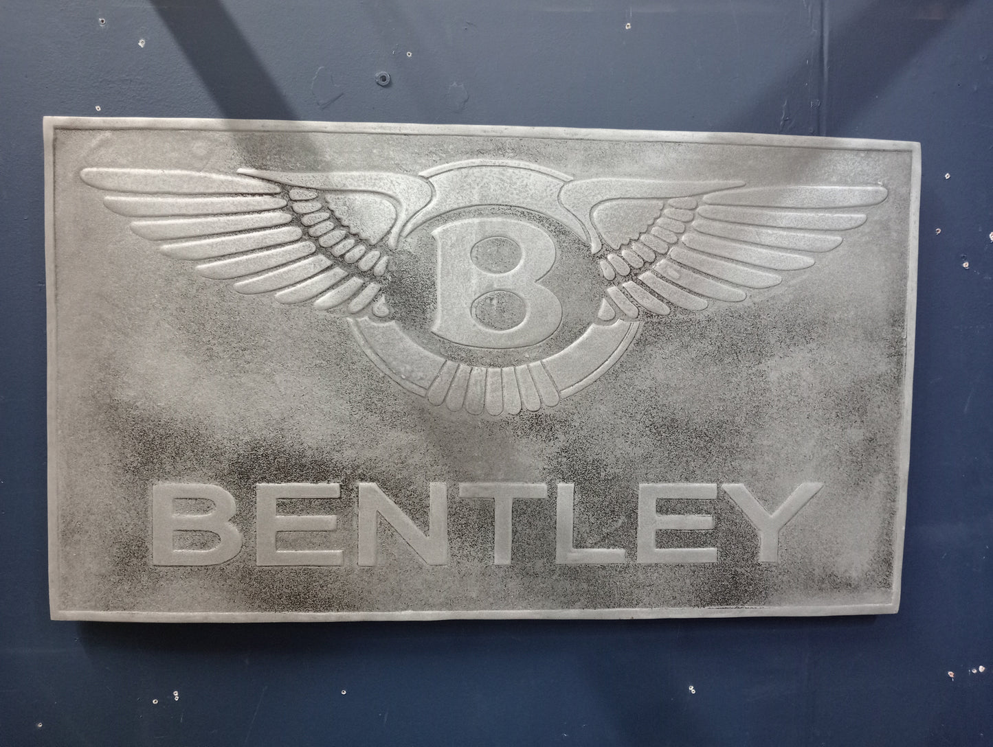 Aluminium Bentley sign