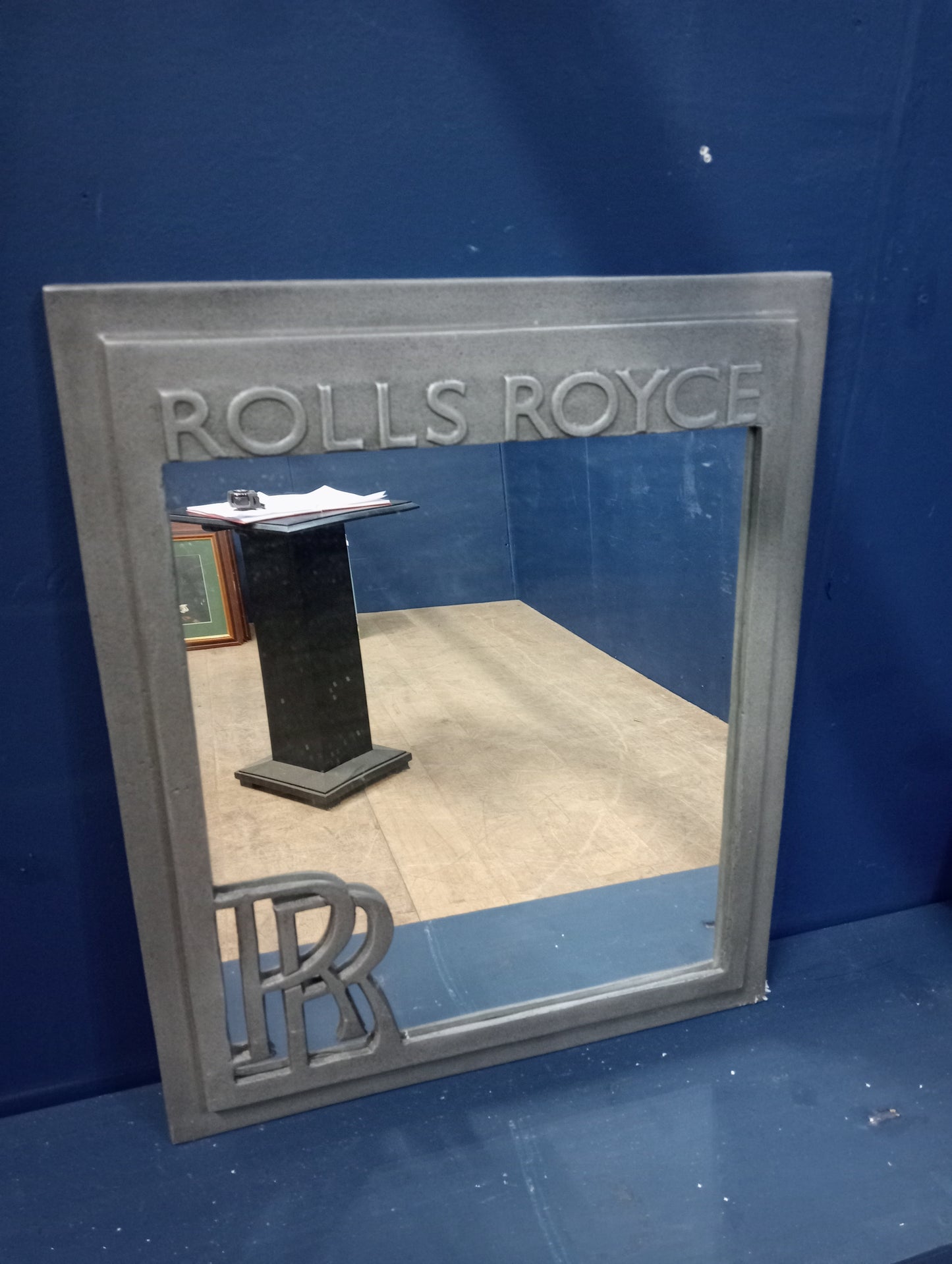 Aluminium Rolls Royce mirror