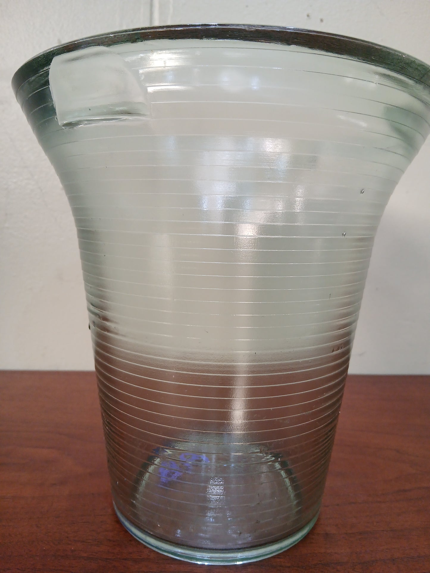 Anchor hocking Manhattan pattern glass vase