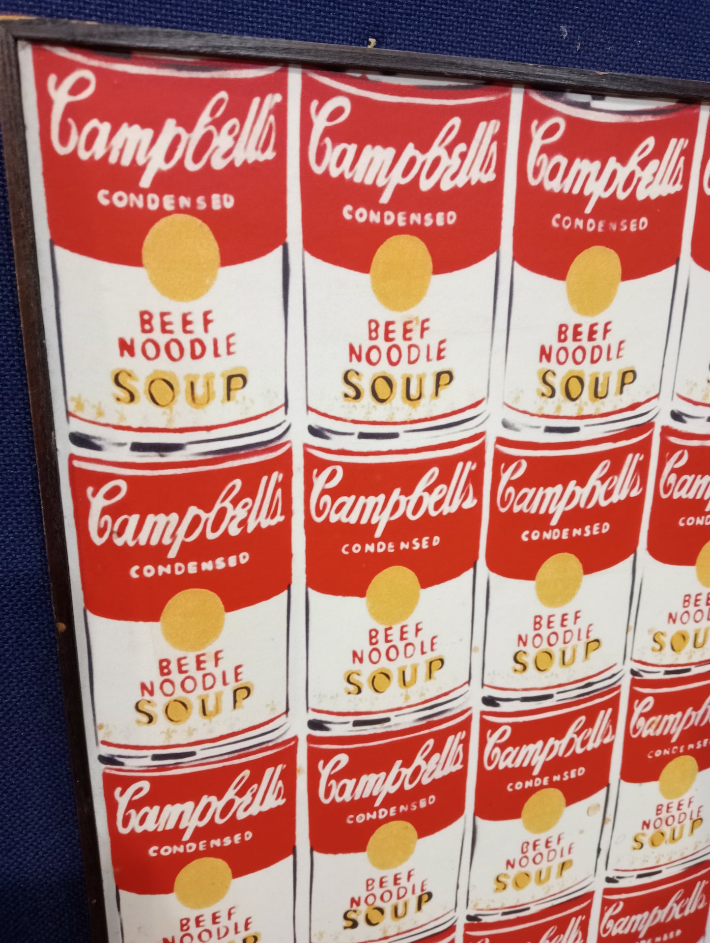 Andy Warhols Campbells soup poster