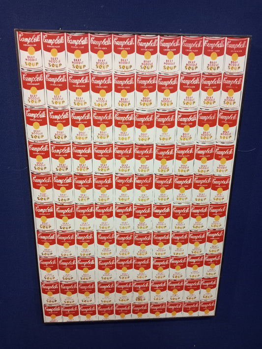 Andy Warhols Campbells soup poster