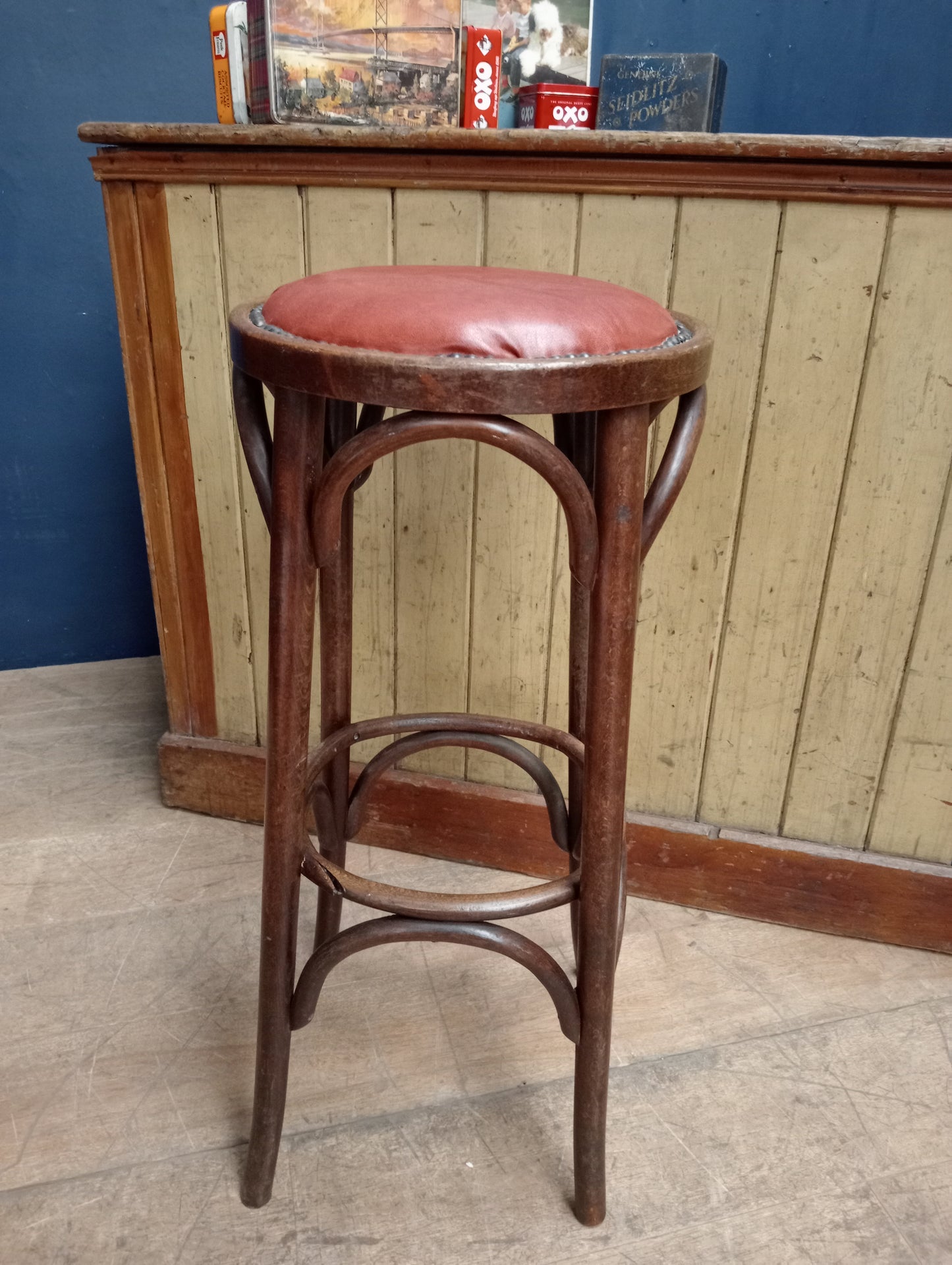 Bentwood high stool