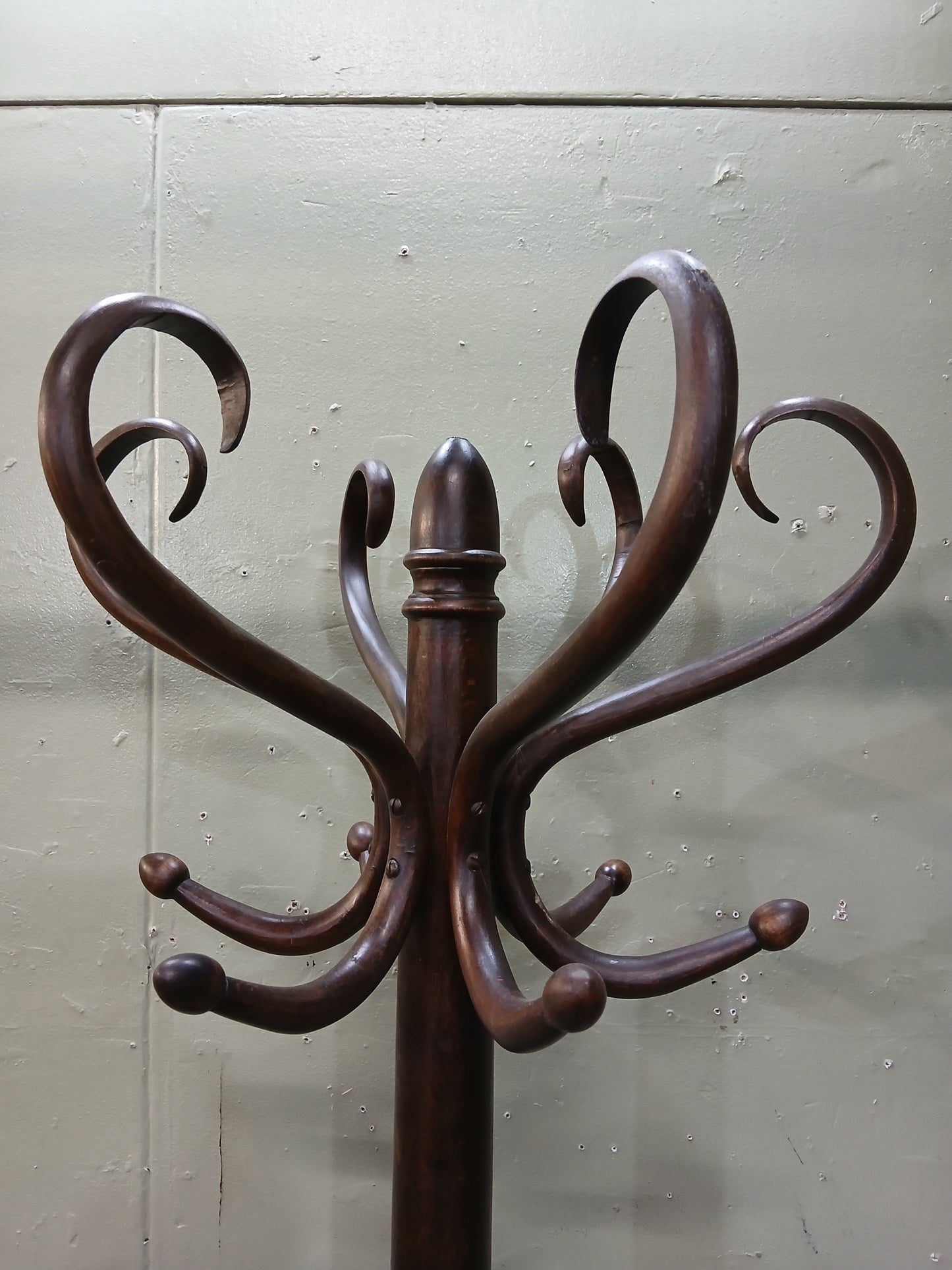 Bentwood thonet style hat and coat stand