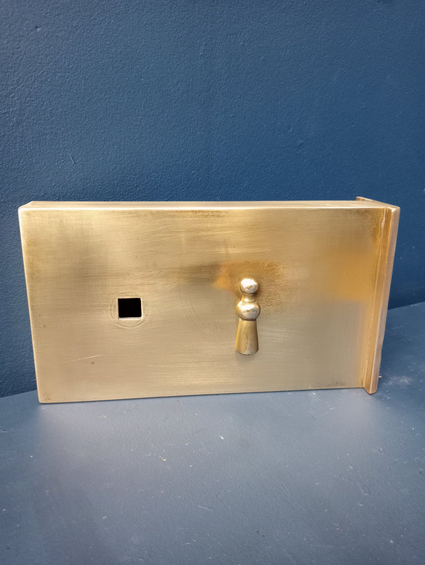 Brass door lock case