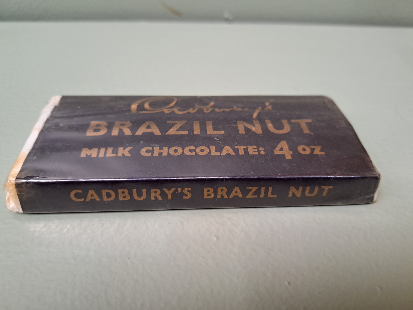 Cadburys brazil nut chocolate 4oz dummy bar shop display 1940s