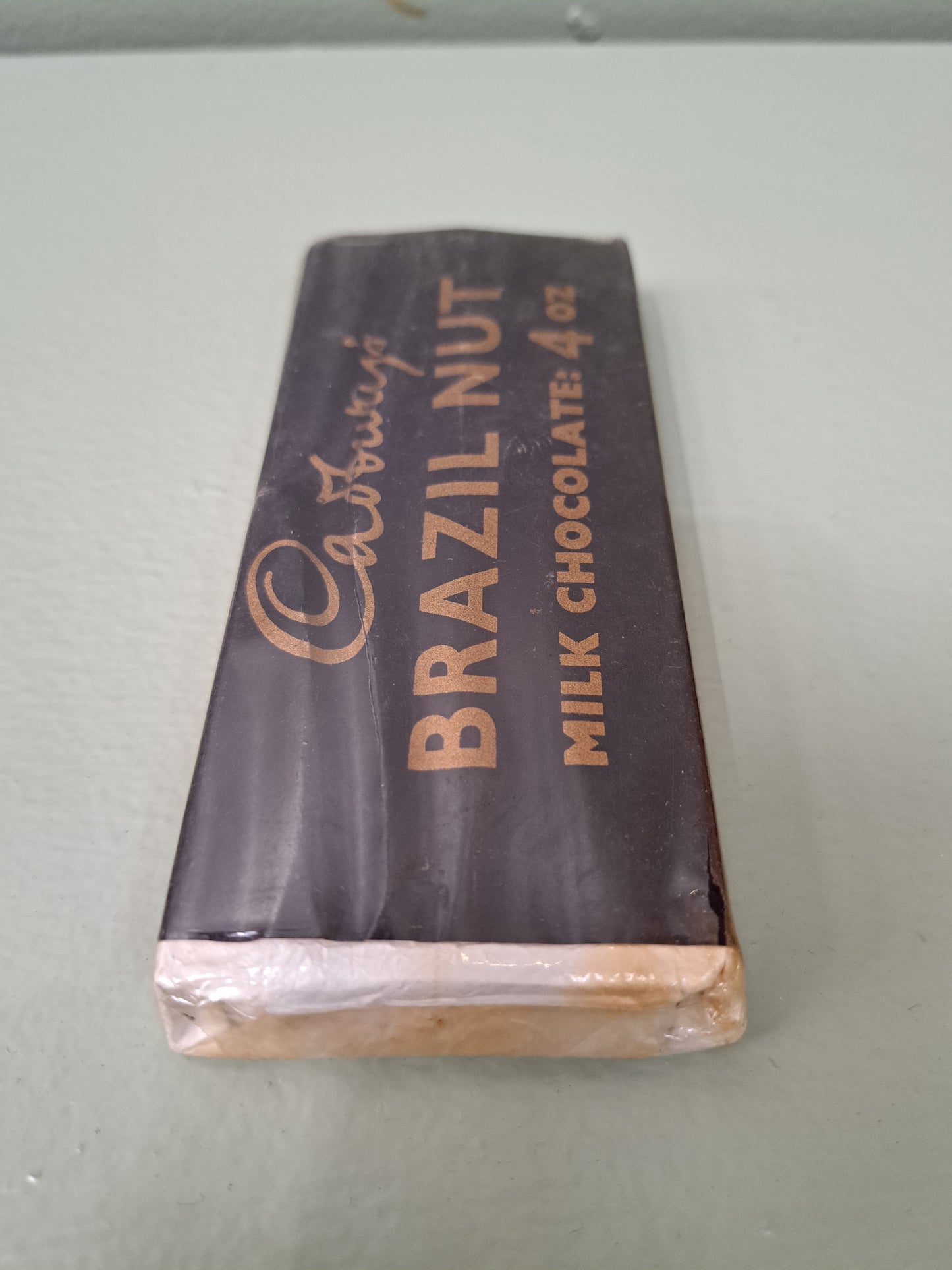 Cadburys brazil nut chocolate 4oz dummy bar shop display 1940s