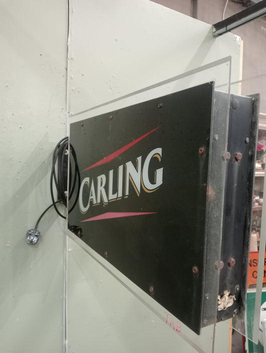 Carling double sided light up sign