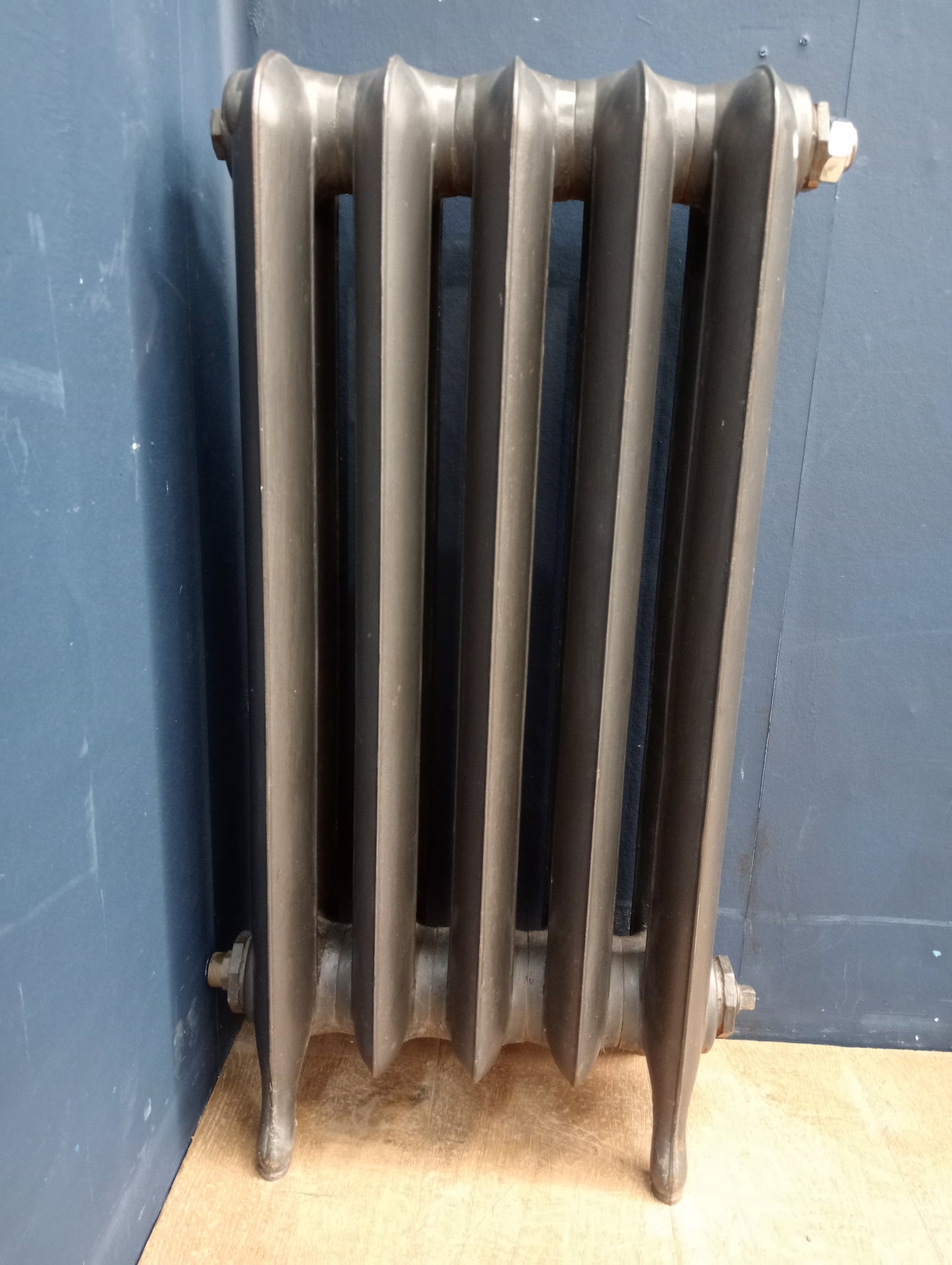 Cast iron two column five section radiator