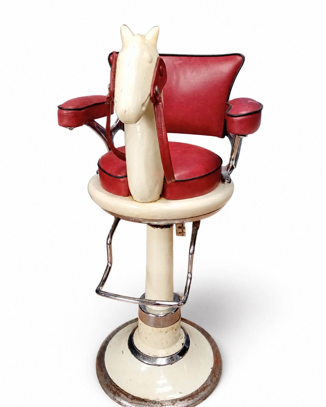 1930s Art Deco Children’s Horse Head Barber Chair