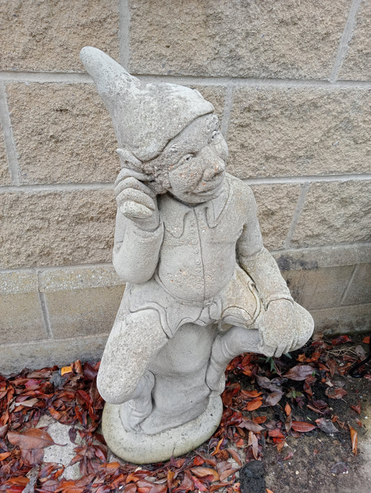 Composition stone jester