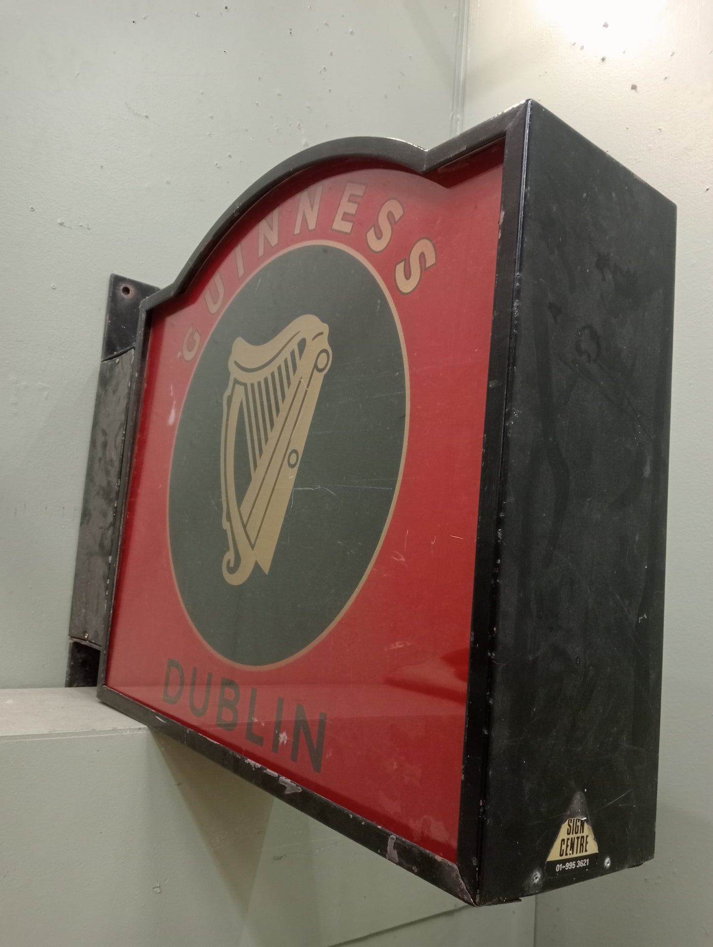 Double sided Guinness Dublin sign