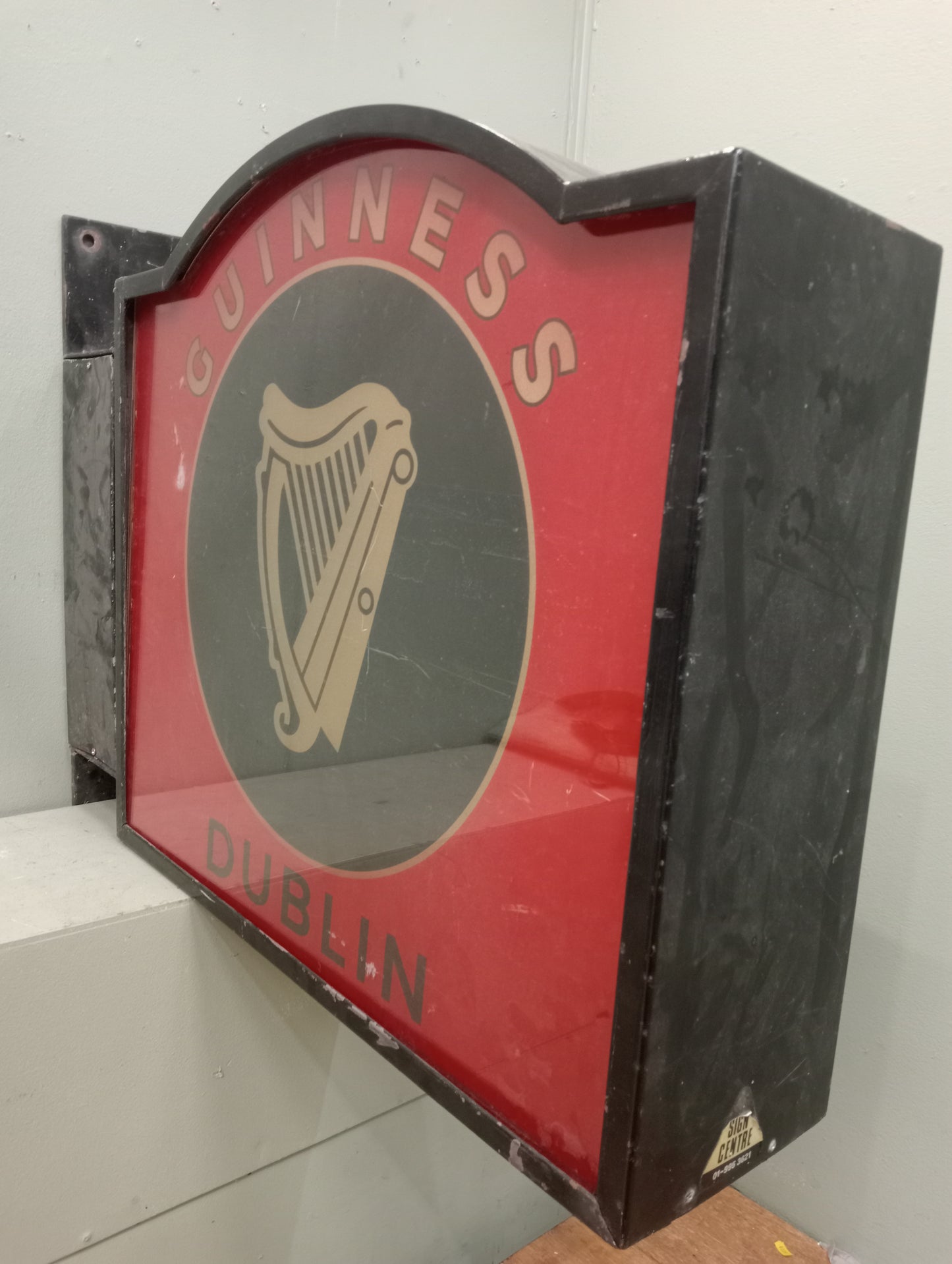 Double sided Guinness Dublin sign